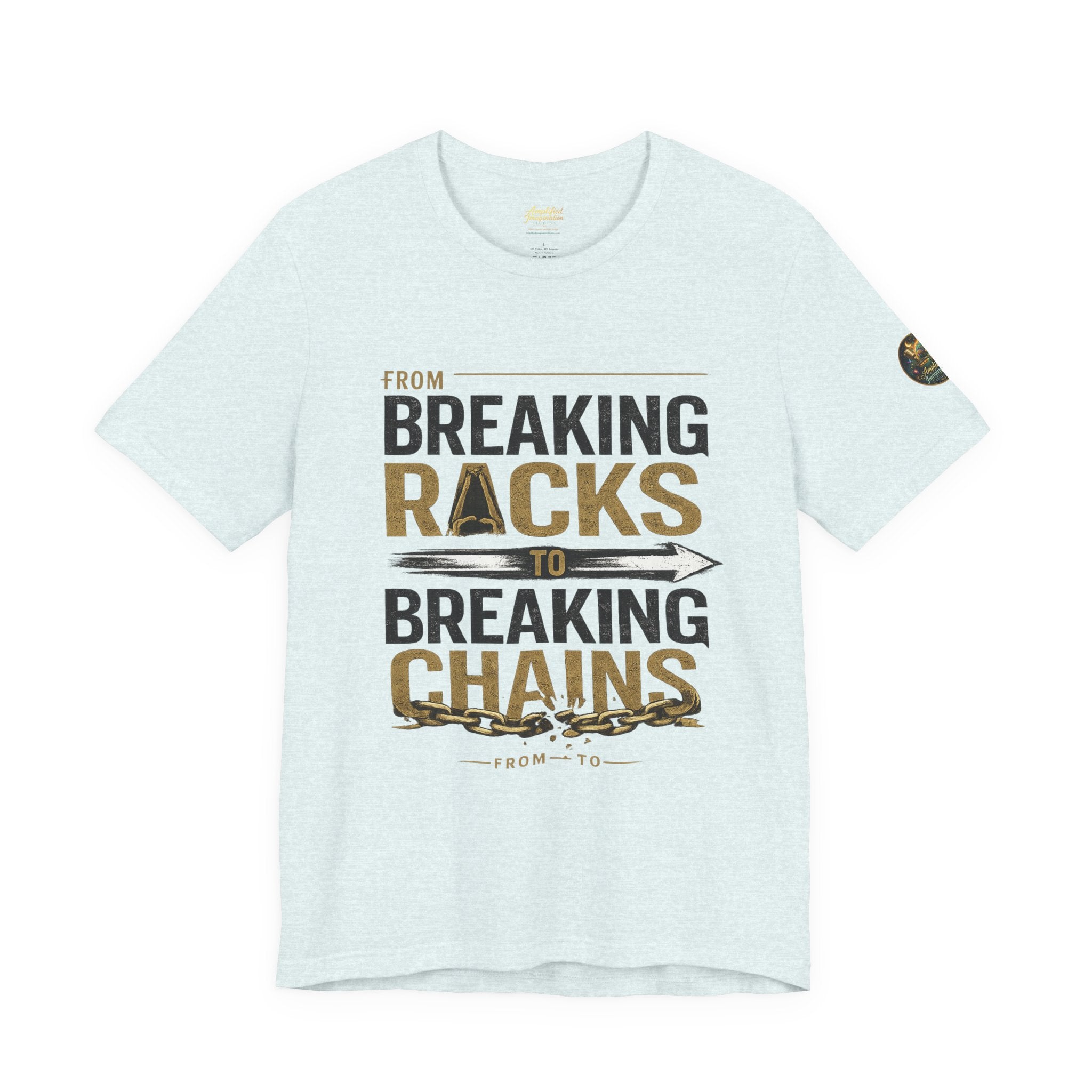 "From Breaking Racks to Breaking Chains" Inspirational Pastor Johnny Hunt T-Shirt ** May be personalized **