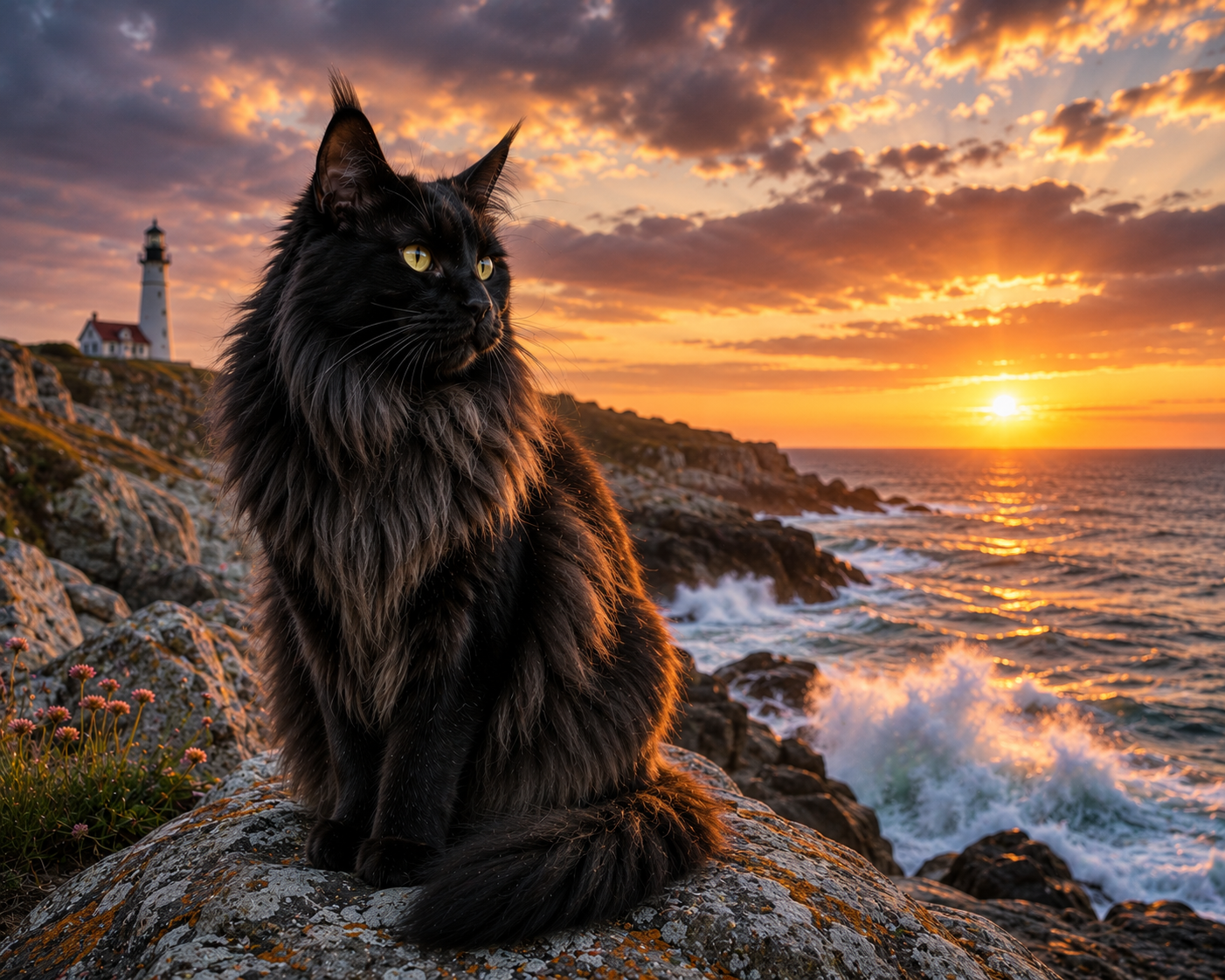Pretty Kitty #17 - "Ocean Watcher"
