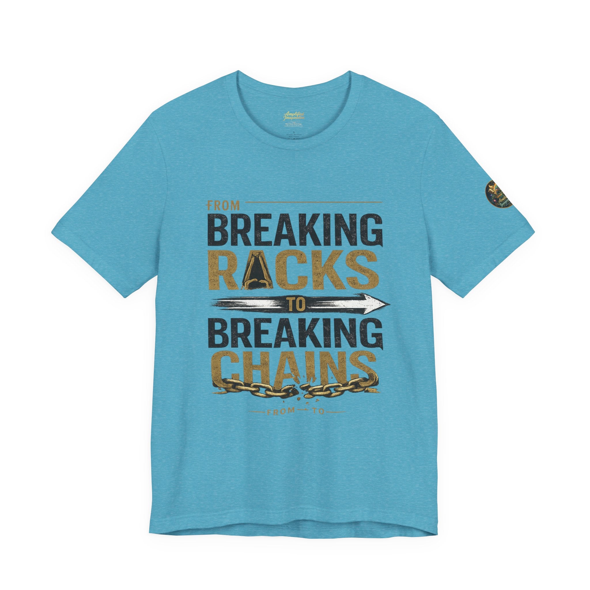 "From Breaking Racks to Breaking Chains" Inspirational Pastor Johnny Hunt T-Shirt ** May be personalized **