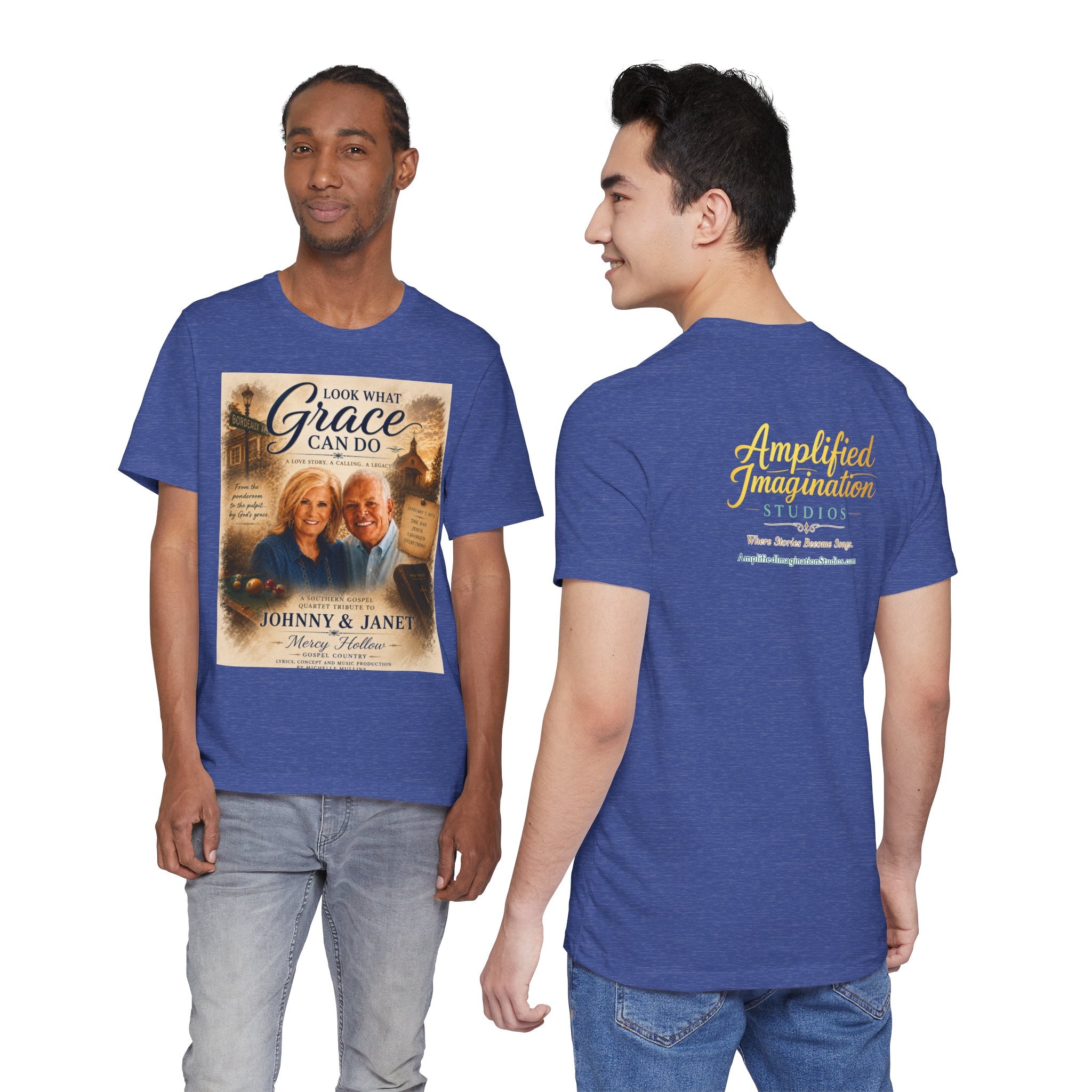 "Look What Grace Can Do" | Johnny & Janet Hunt Tribute T-Shirt