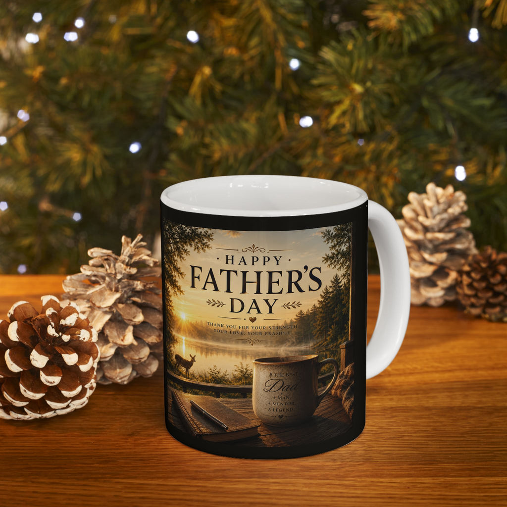 "Happy Father's Day" Coffee Mug – A Man, A Mentor, A Legend