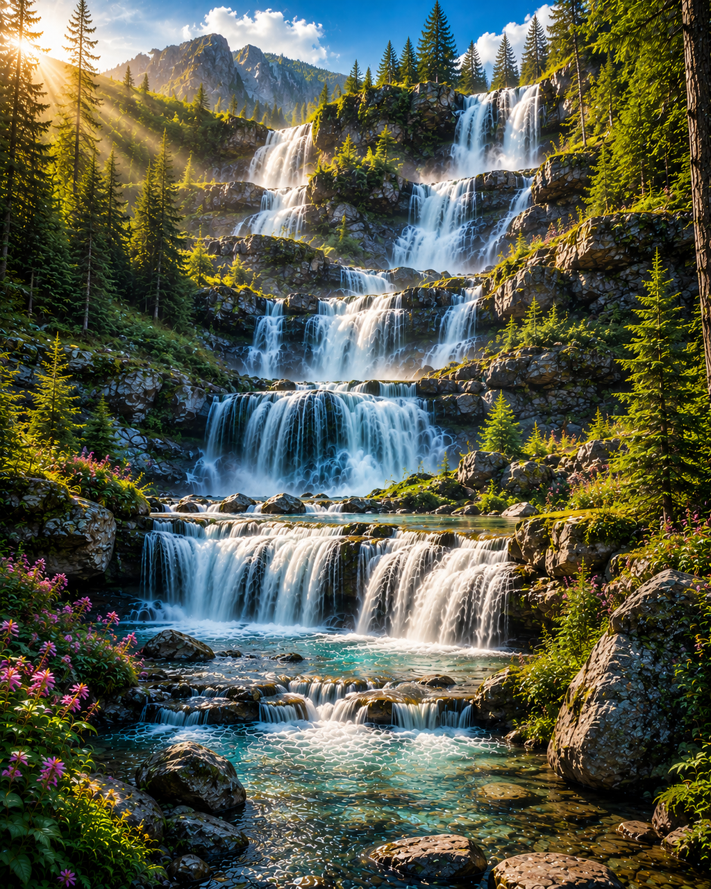 Falling Waters #19 – "Heaven's Stairway"