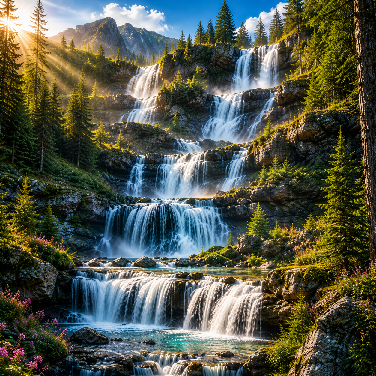 Falling Waters #19 – "Heaven's Stairway"