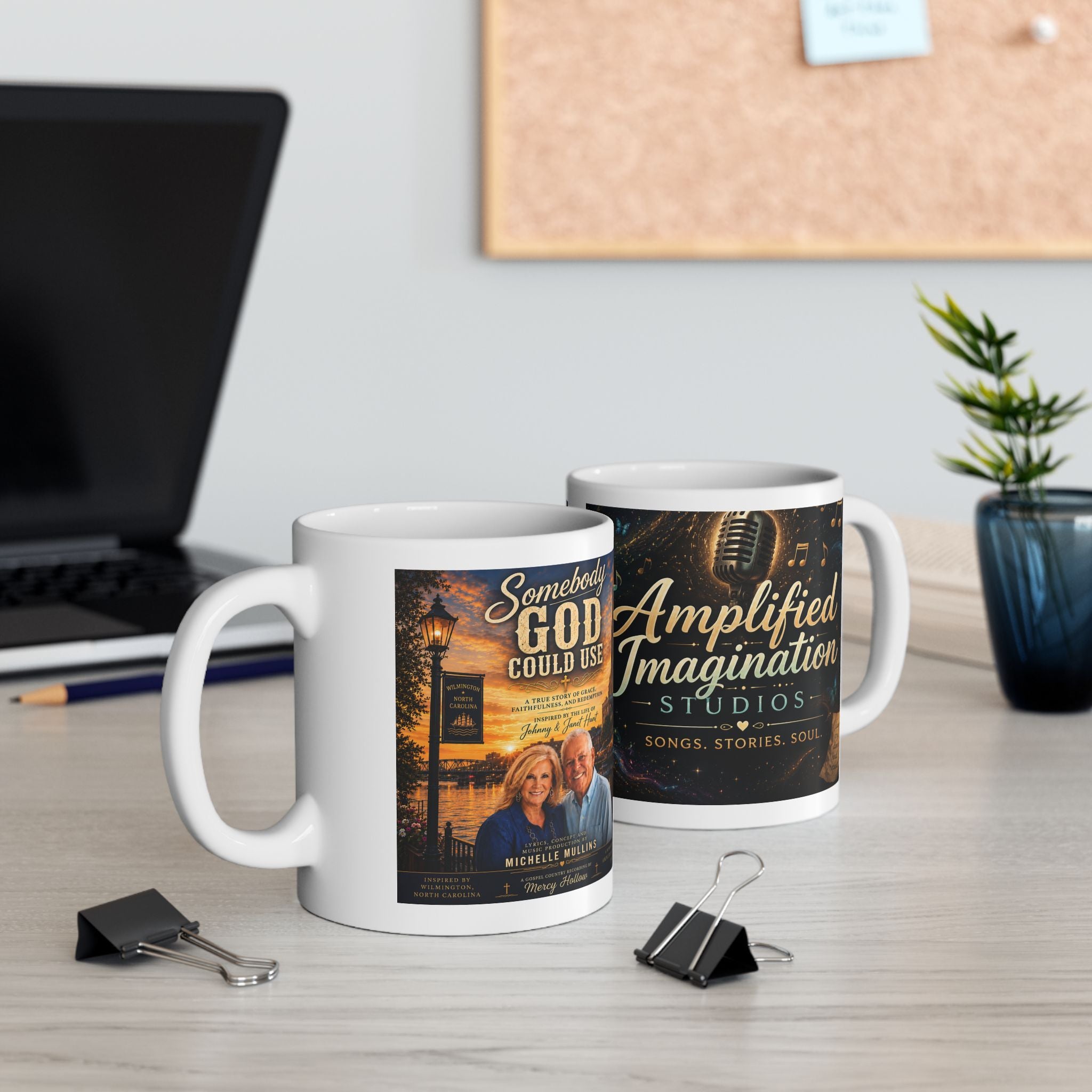 Somebody God Could Use Coffee Mug | Johnny & Janet Hunt Tribute | Mercy Hollow