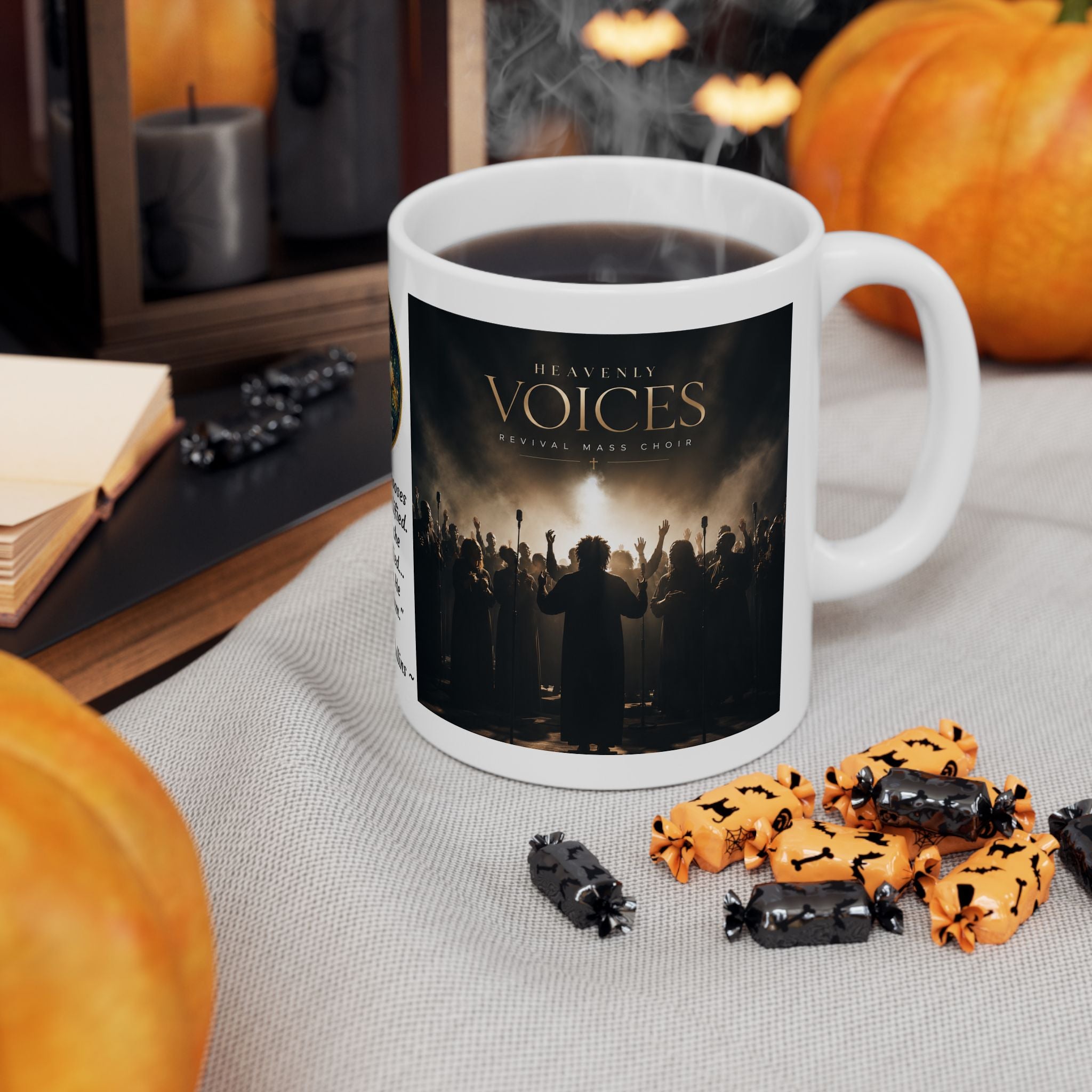 ☕ From the Pool Room to the Pulpit — Coffee Mug | Choir Tribute | Heavenly Voices Revival Mass Choir