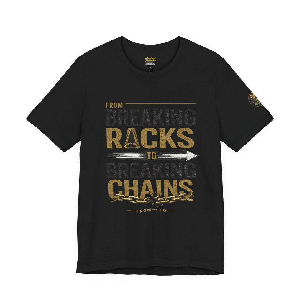 "From Breaking Racks to Breaking Chains" Inspirational Pastor Johnny Hunt T-Shirt ** May be personalized **