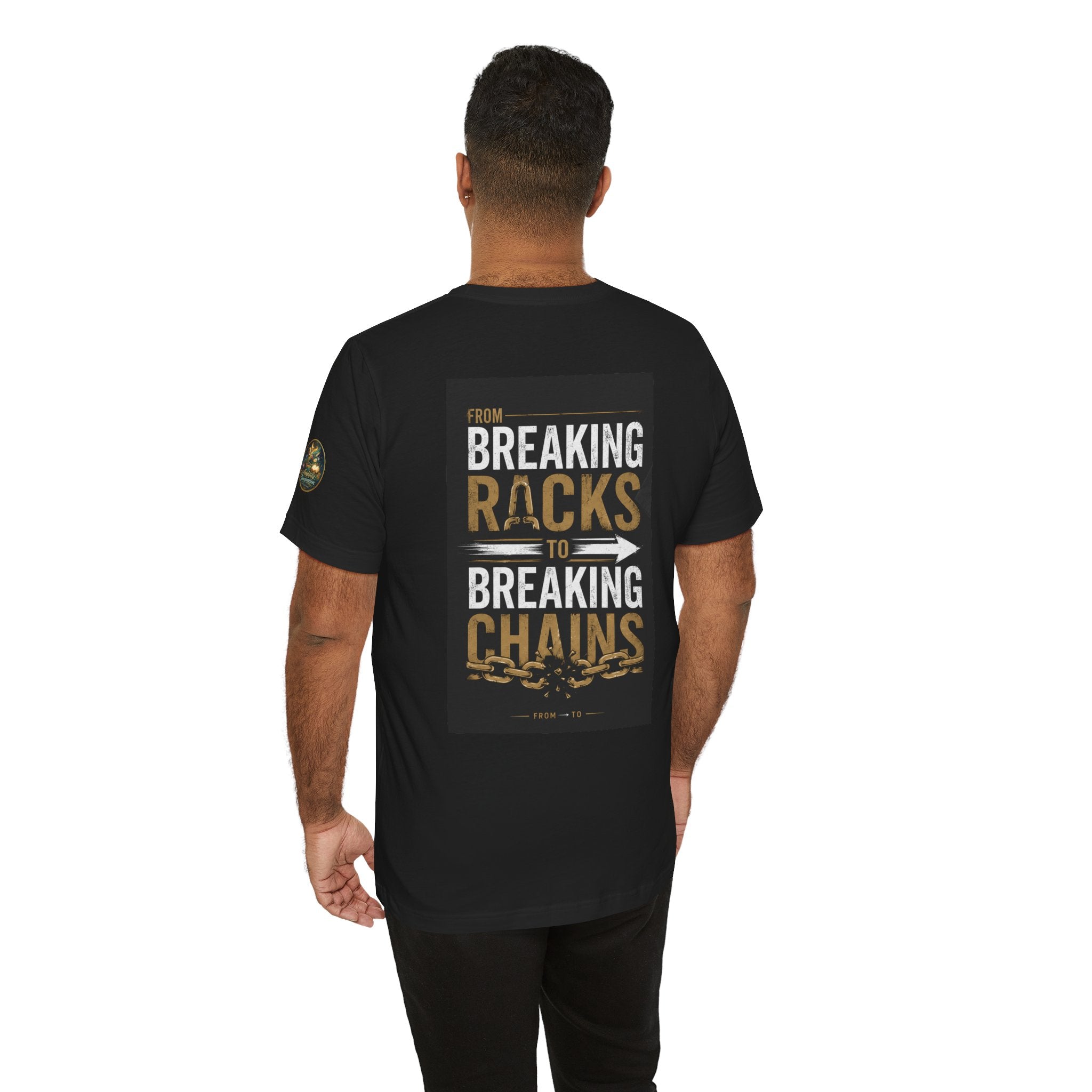"From Breaking Racks to Breaking Chains" Inspirational Pastor Johnny Hunt T-Shirt ** May be personalized **