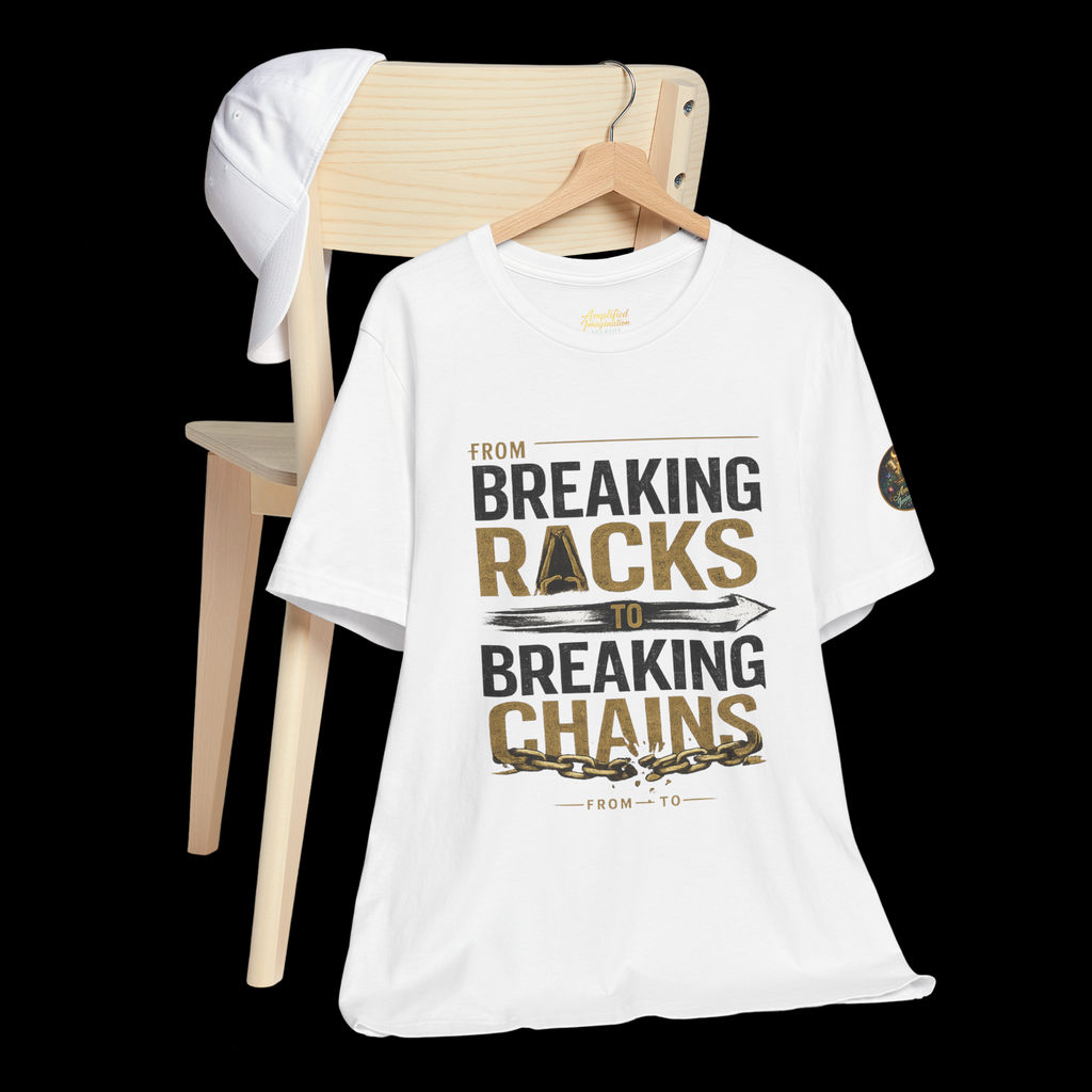 "From Breaking Racks to Breaking Chains" Inspirational Pastor Johnny Hunt T-Shirt ** May be personalized **
