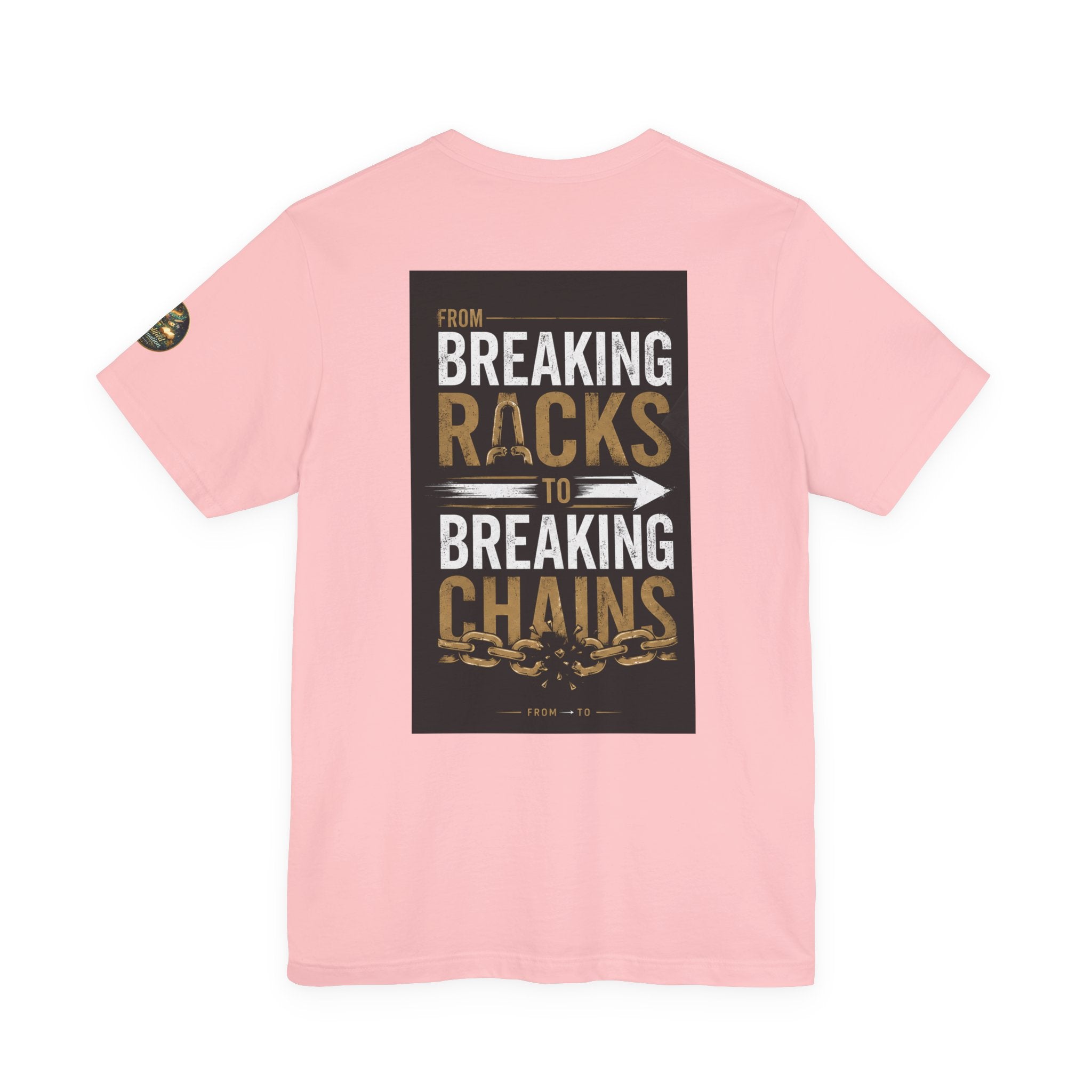 "From Breaking Racks to Breaking Chains" Inspirational Pastor Johnny Hunt T-Shirt ** May be personalized **