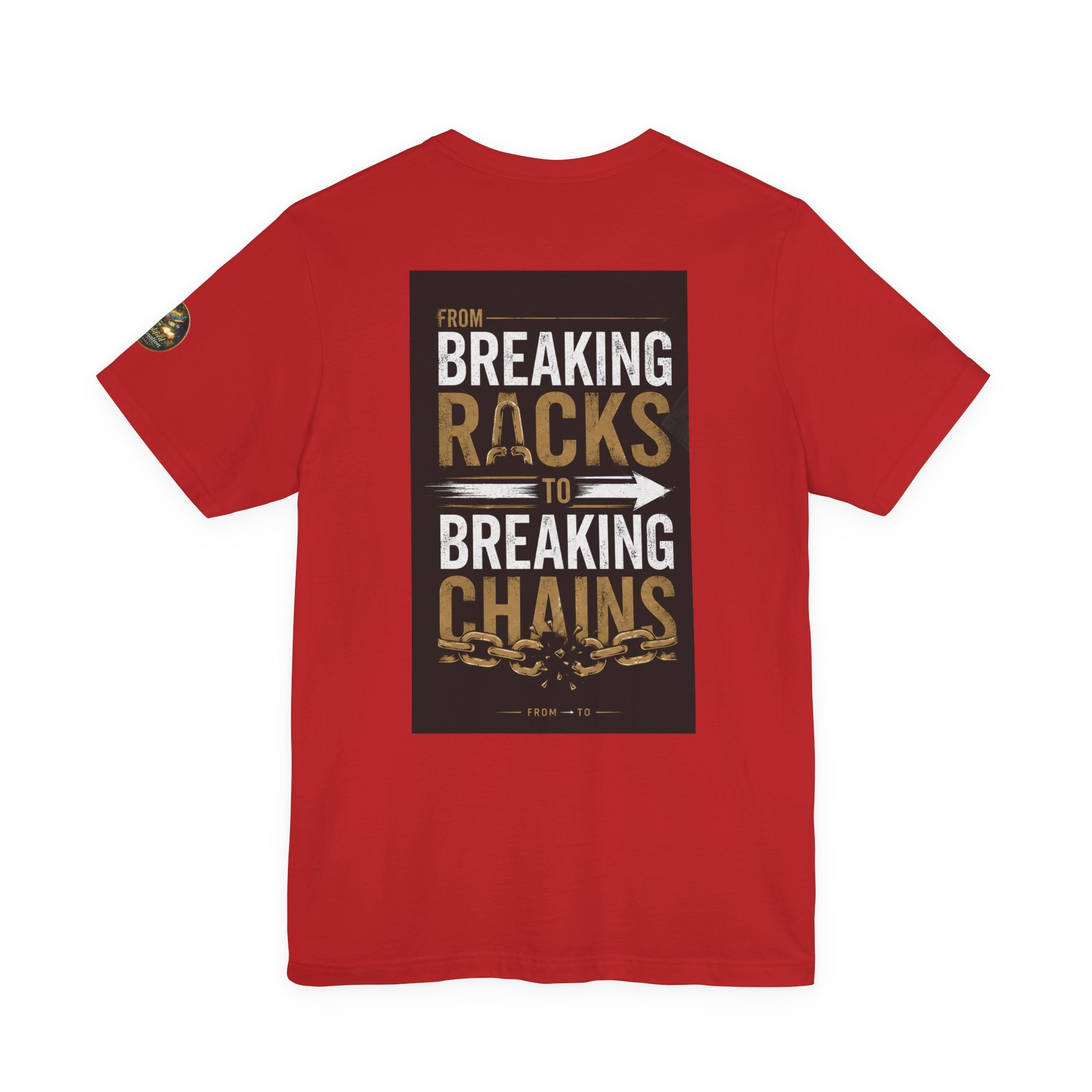 "From Breaking Racks to Breaking Chains" Inspirational Pastor Johnny Hunt T-Shirt ** May be personalized **