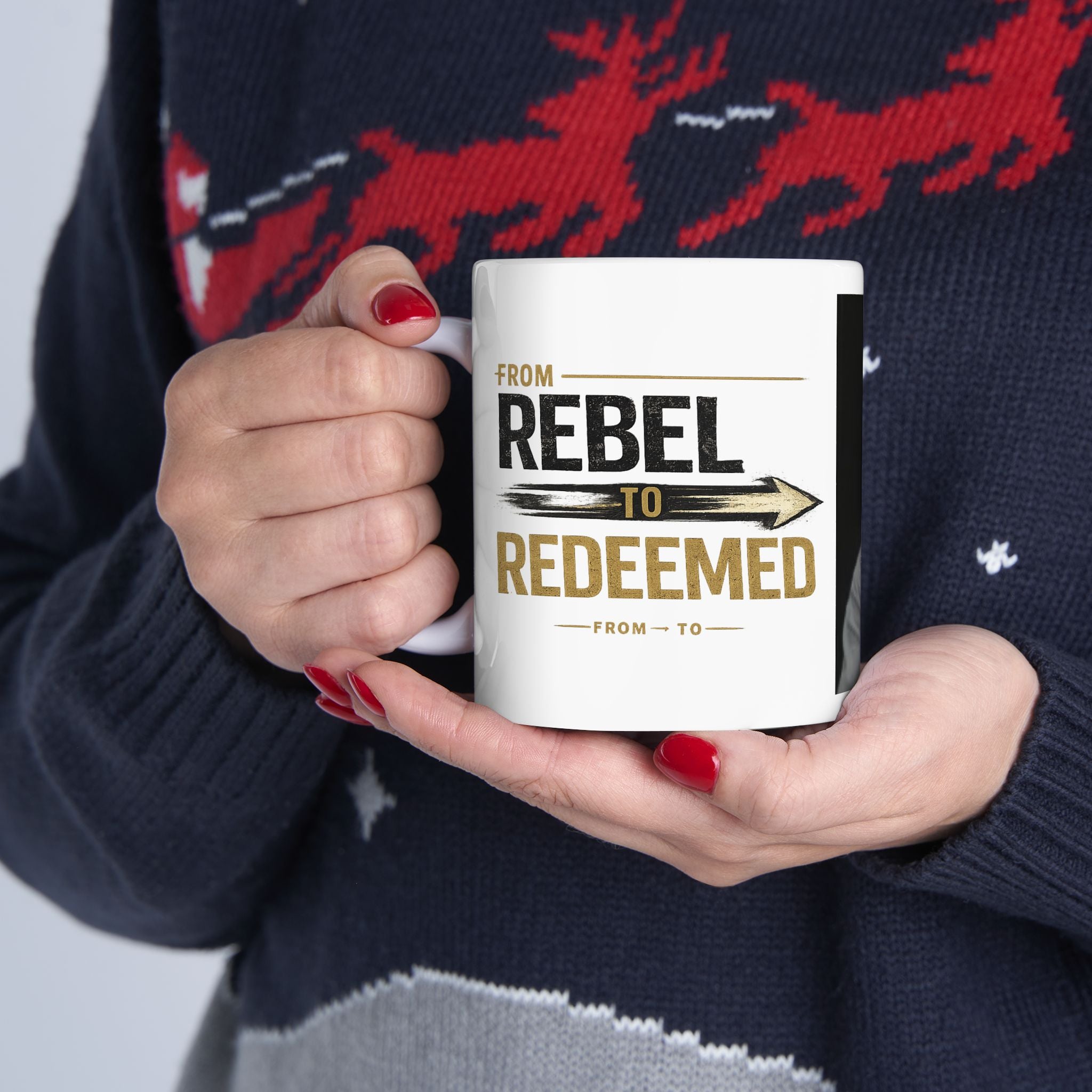 "From Rebel to Redeemed" Coffee Mug