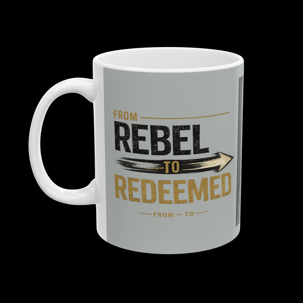 "From Rebel to Redeemed" Coffee Mug