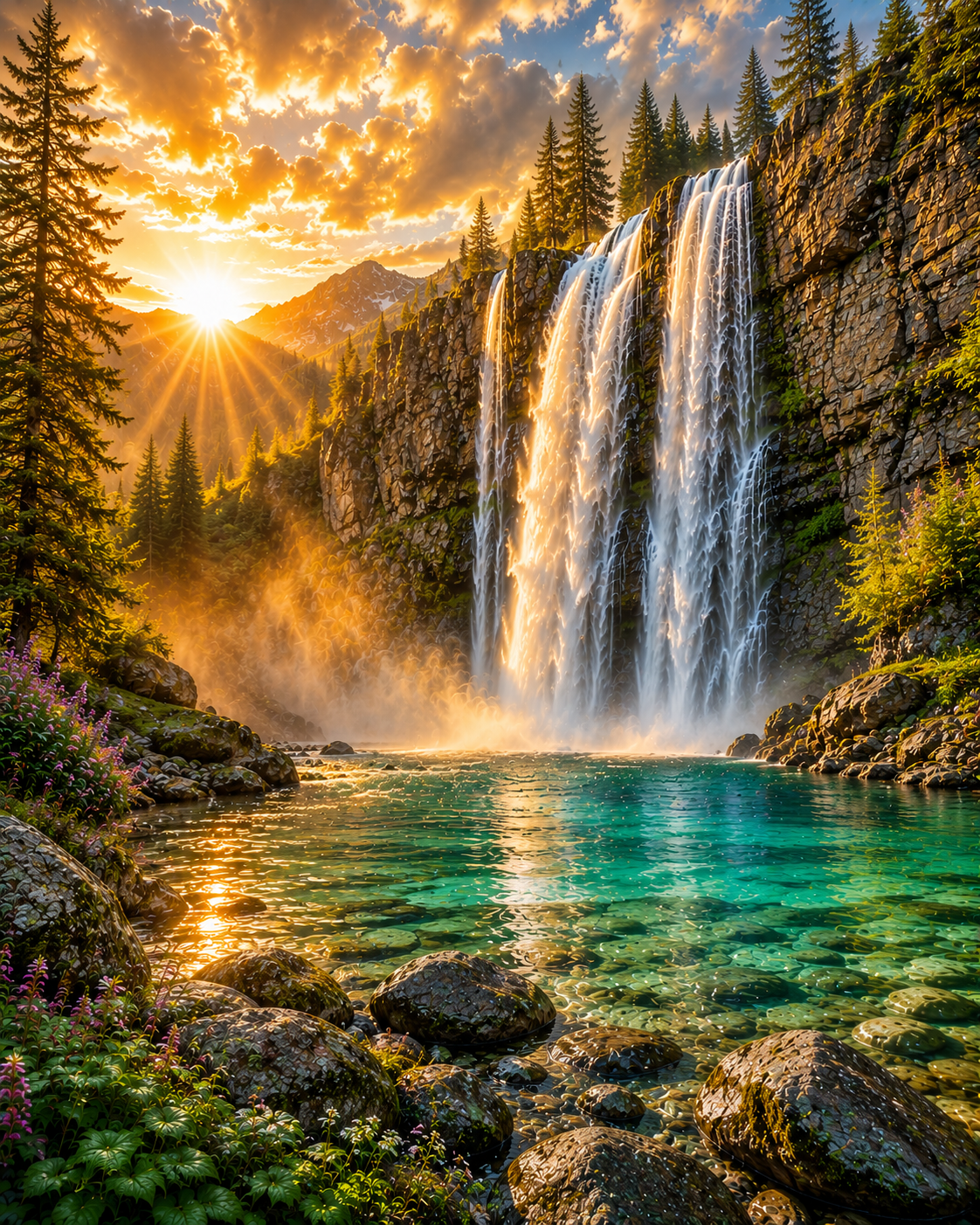 Falling Waters #20 – "Where Heaven Touches Earth"