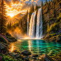 Falling Waters #20 – "Where Heaven Touches Earth"