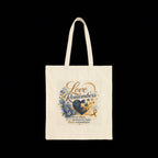 "Love Remembers" Alzheimer's Awareness Tote Bag – Inspirational Caregiver & Memory Support Tote