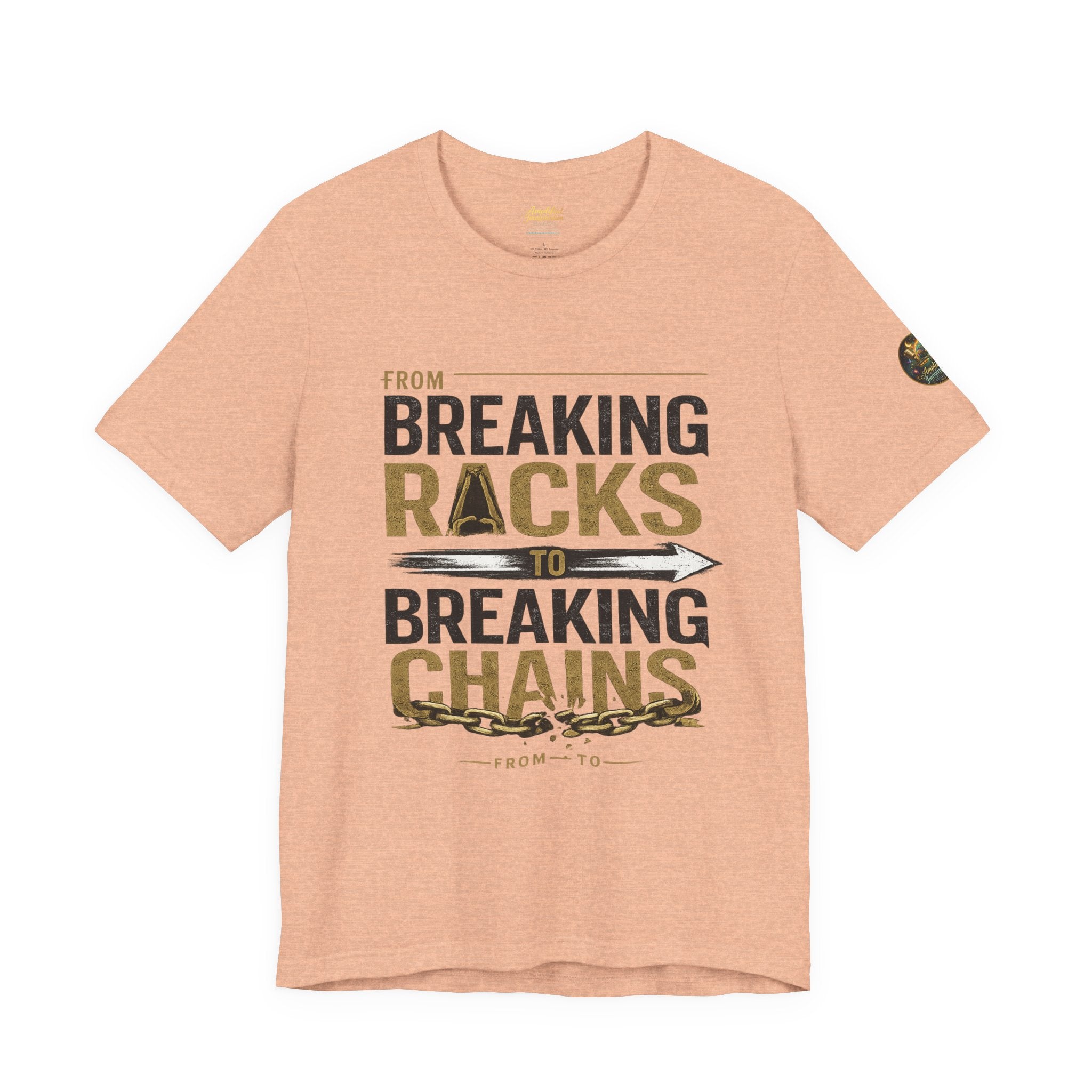 "From Breaking Racks to Breaking Chains" Inspirational Pastor Johnny Hunt T-Shirt ** May be personalized **