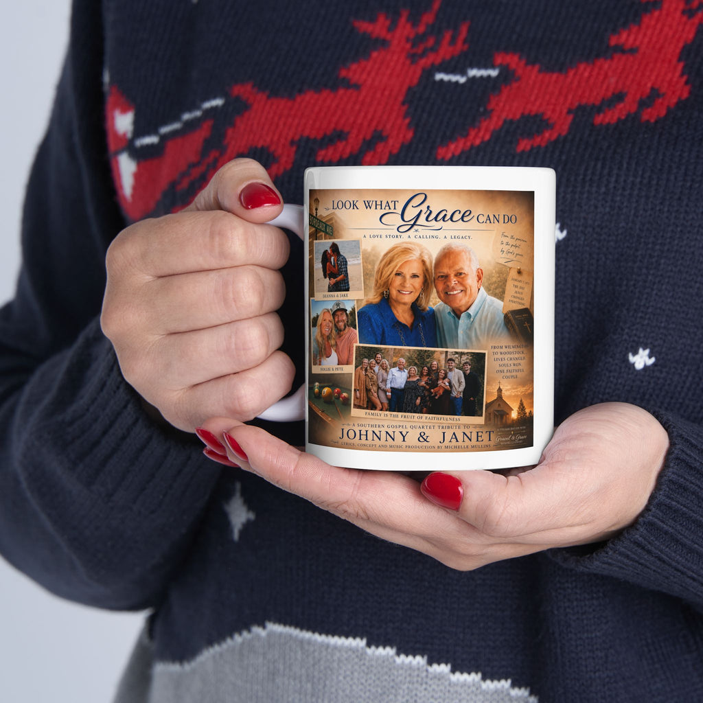 “LOOK WHAT GRACE CAN DO” | Mercy Hollow |  Southern Gospel Tribute Mug (11oz/15oz)