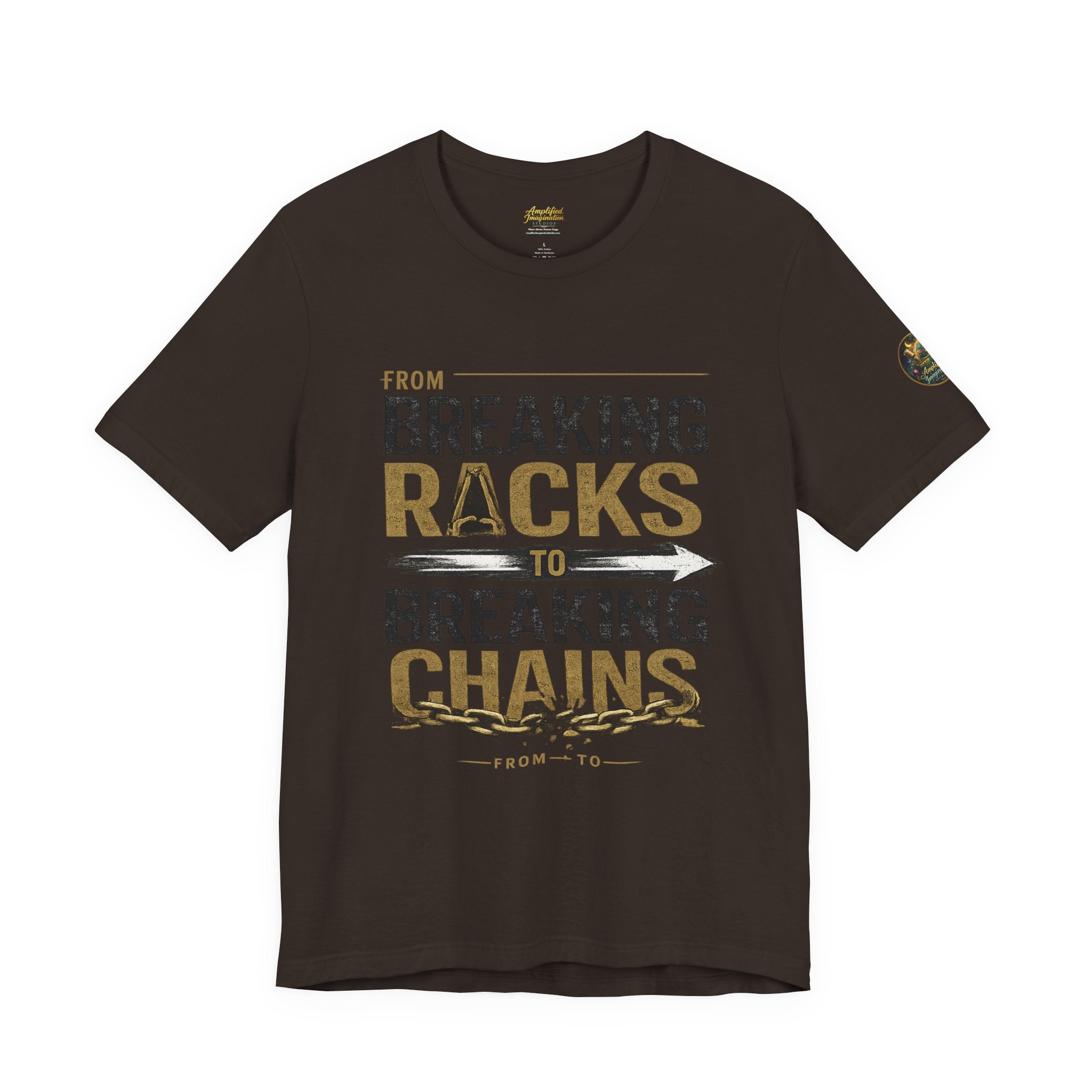"From Breaking Racks to Breaking Chains" Inspirational Pastor Johnny Hunt T-Shirt ** May be personalized **