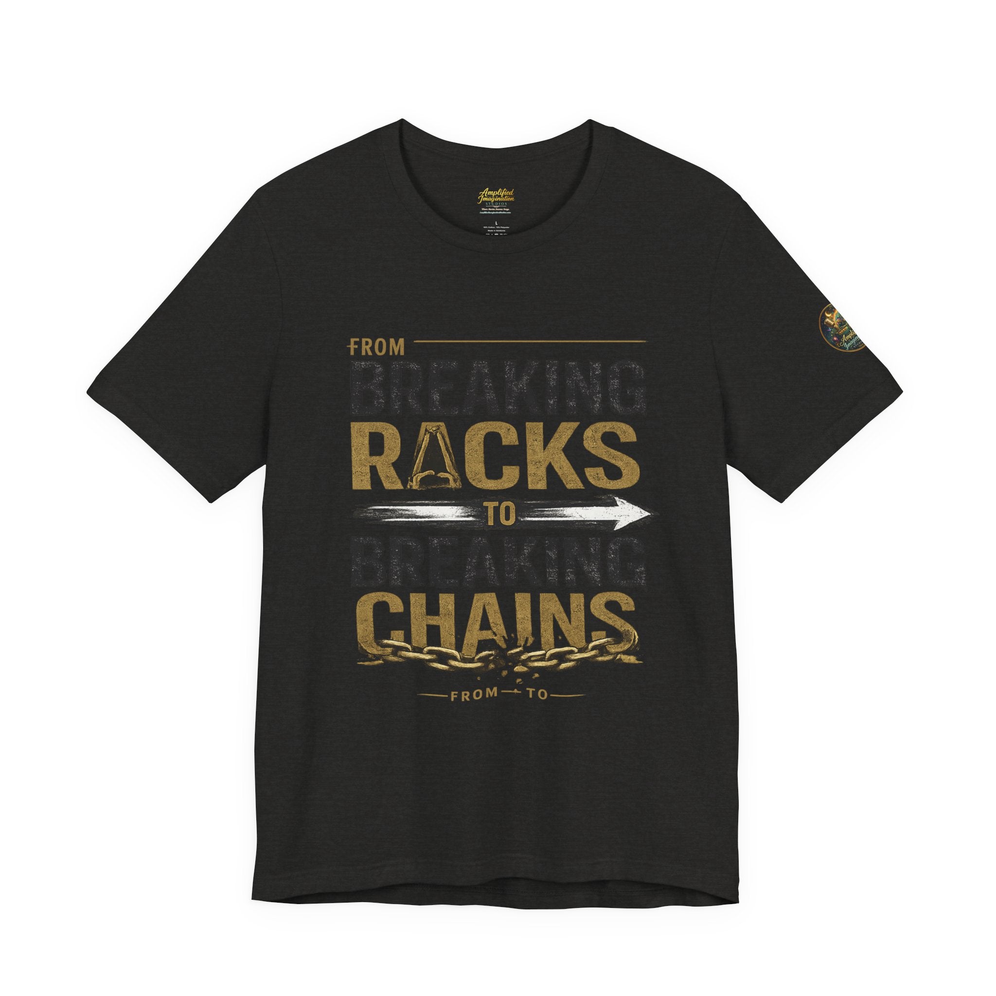 "From Breaking Racks to Breaking Chains" Inspirational Pastor Johnny Hunt T-Shirt ** May be personalized **