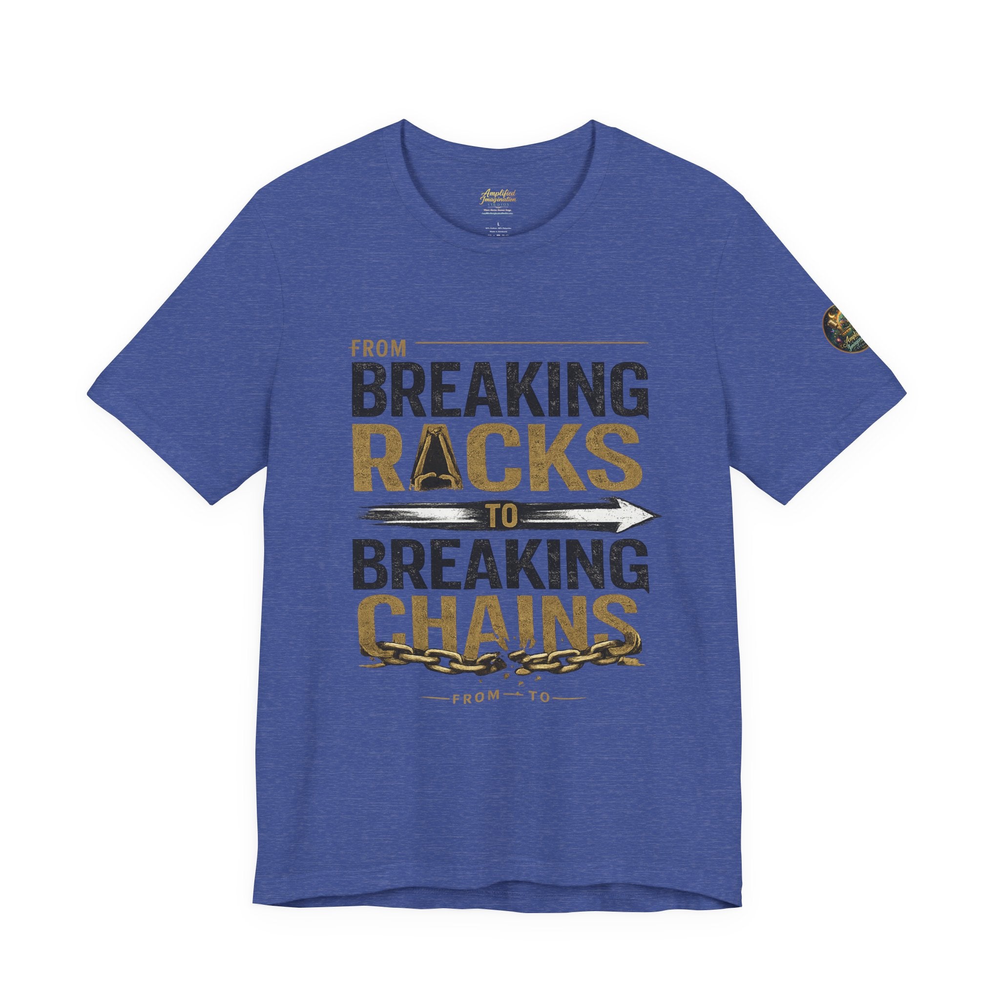 "From Breaking Racks to Breaking Chains" Inspirational Pastor Johnny Hunt T-Shirt ** May be personalized **