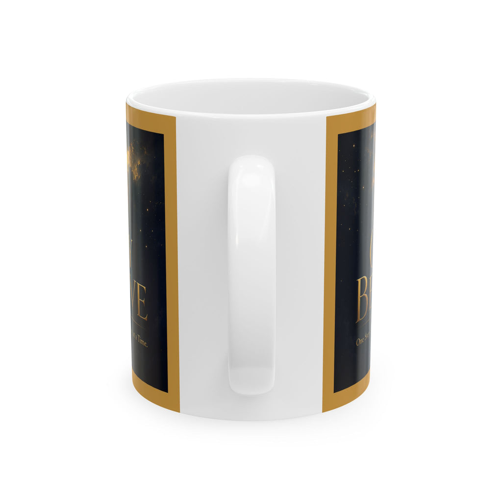 "Only Believe" Inspirational Coffee Mug – Songs, Hope & Strength Collection - Amplified Imagination Studios