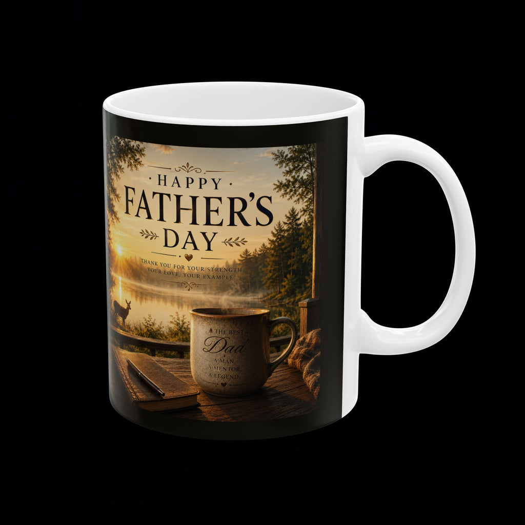 "Happy Father's Day" Coffee Mug – A Man, A Mentor, A Legend