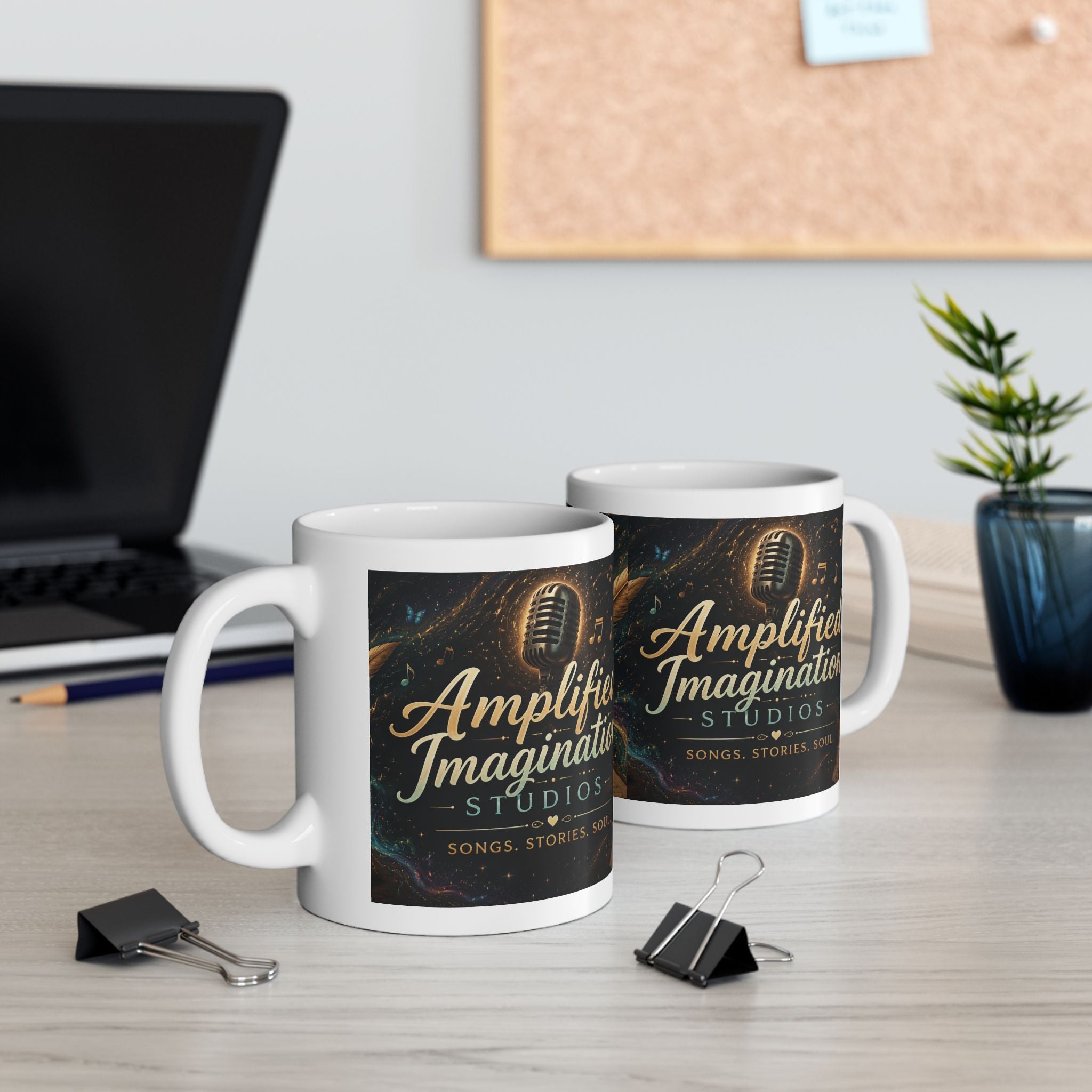 "Amplified Imagination Studios" Logo Mug