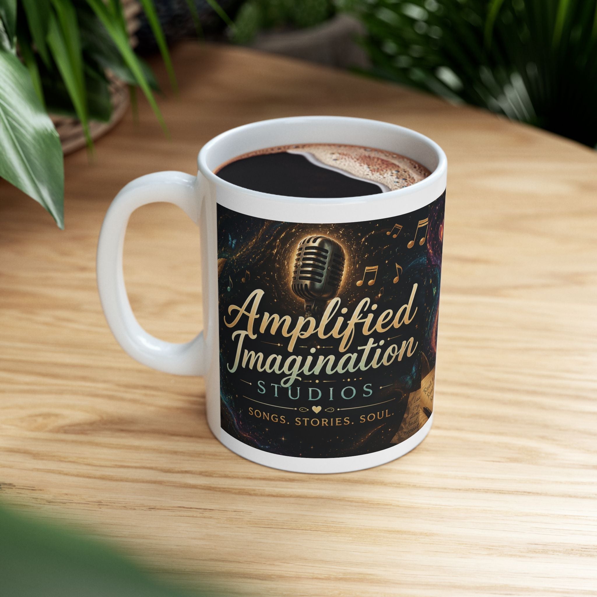 "Amplified Imagination Studios" Logo Mug