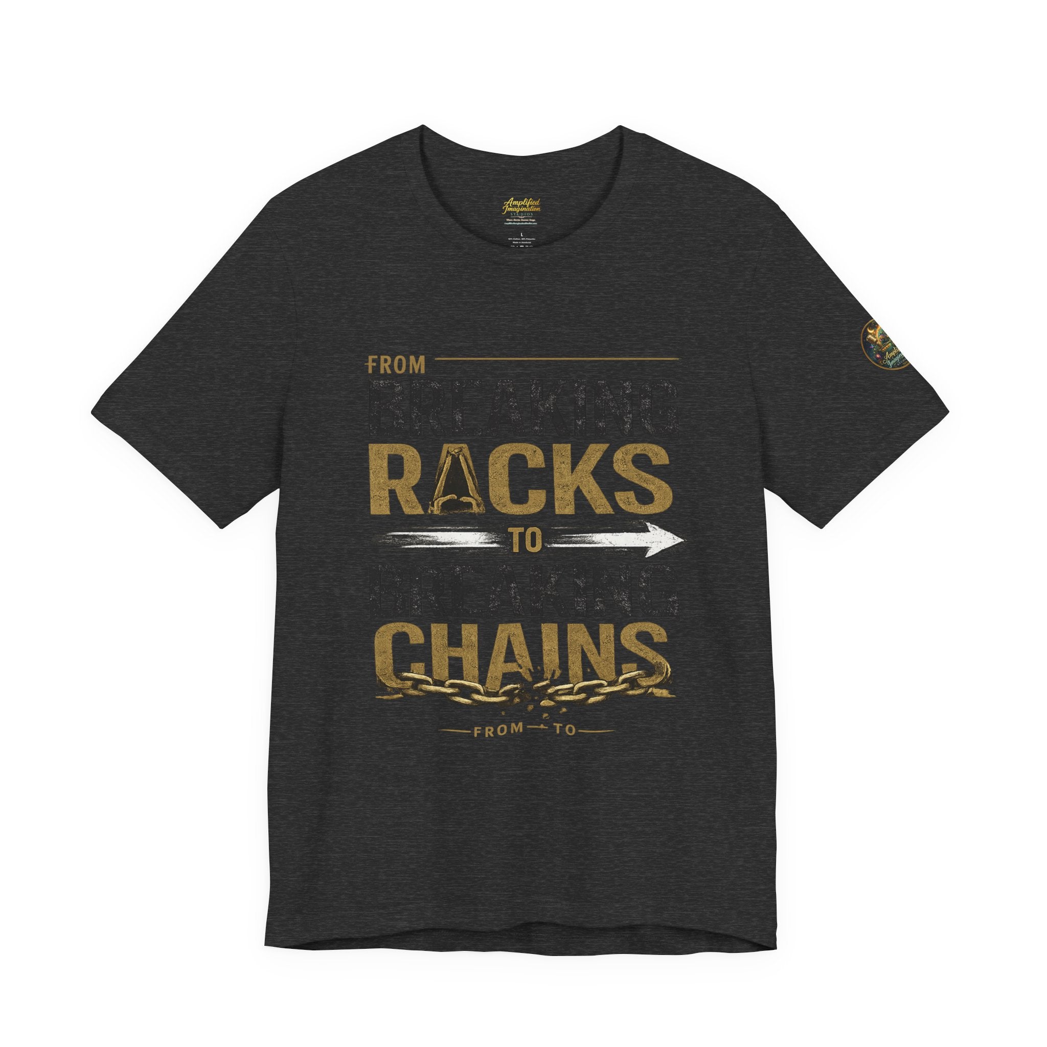 "From Breaking Racks to Breaking Chains" Inspirational Pastor Johnny Hunt T-Shirt ** May be personalized **