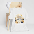 "We Love and Support Pastor Johnny & Janet Hunt for Life!" Unisex Support T-Shirt - TRANSPARENT AROUND THE EDGE