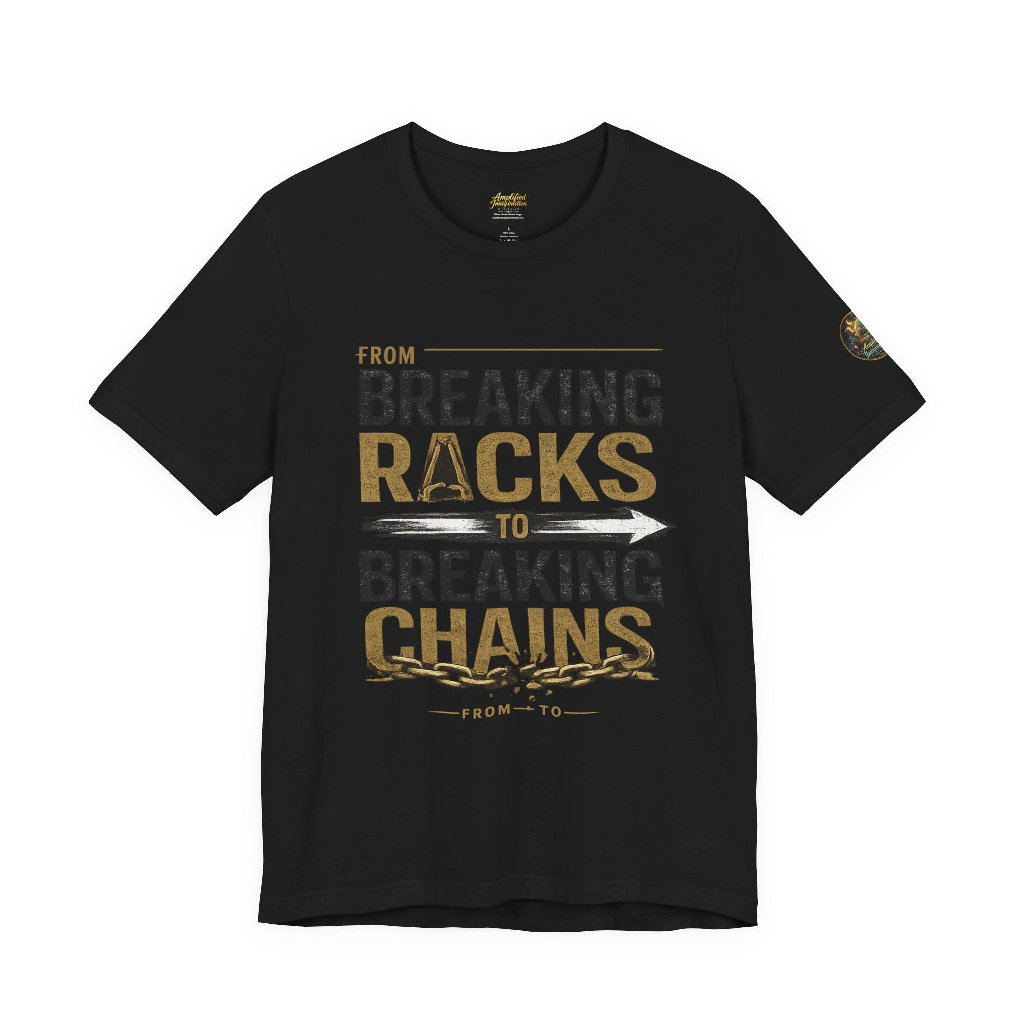 "From Breaking Racks to Breaking Chains" Inspirational Pastor Johnny Hunt T-Shirt ** May be personalized **