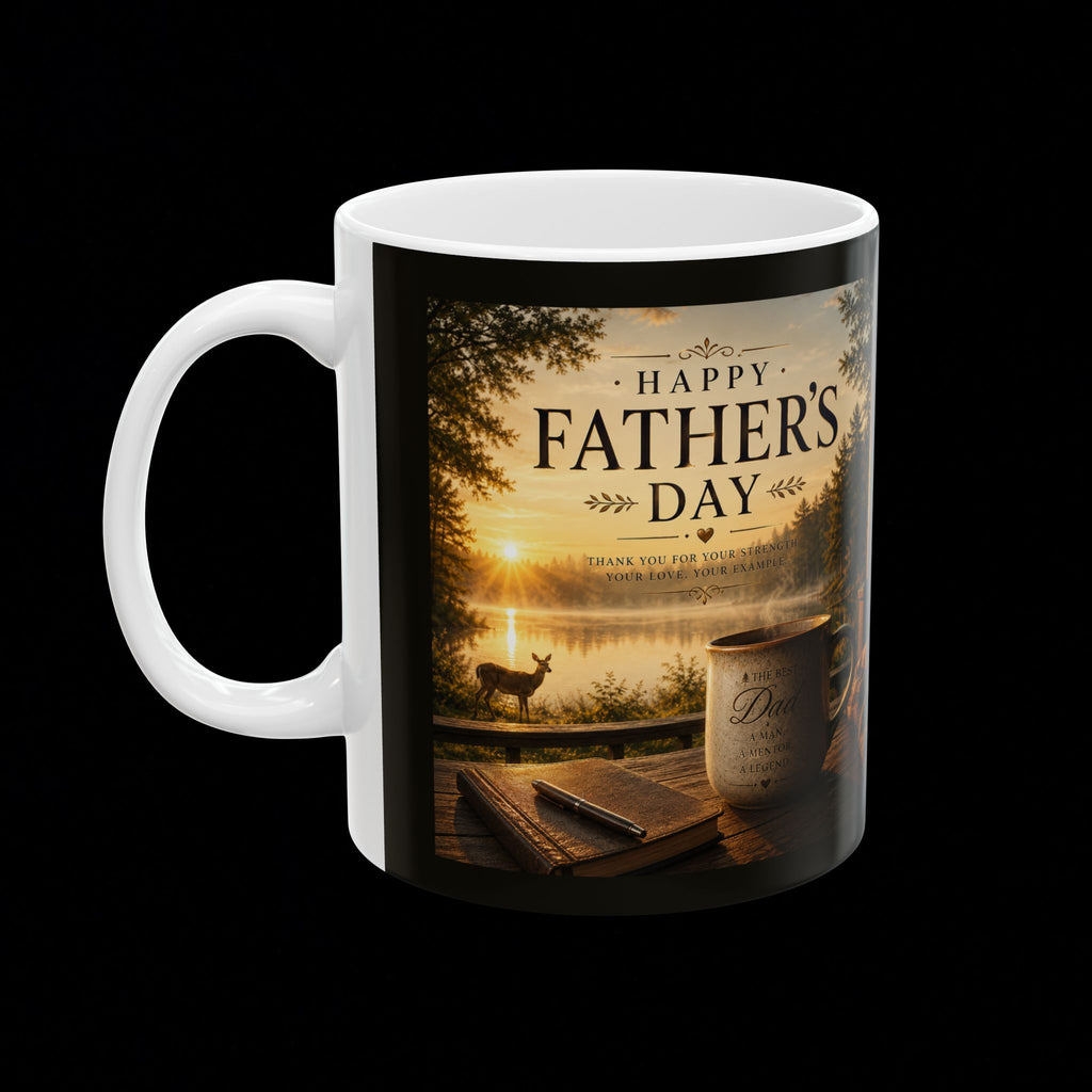 "Happy Father's Day" Coffee Mug – A Man, A Mentor, A Legend