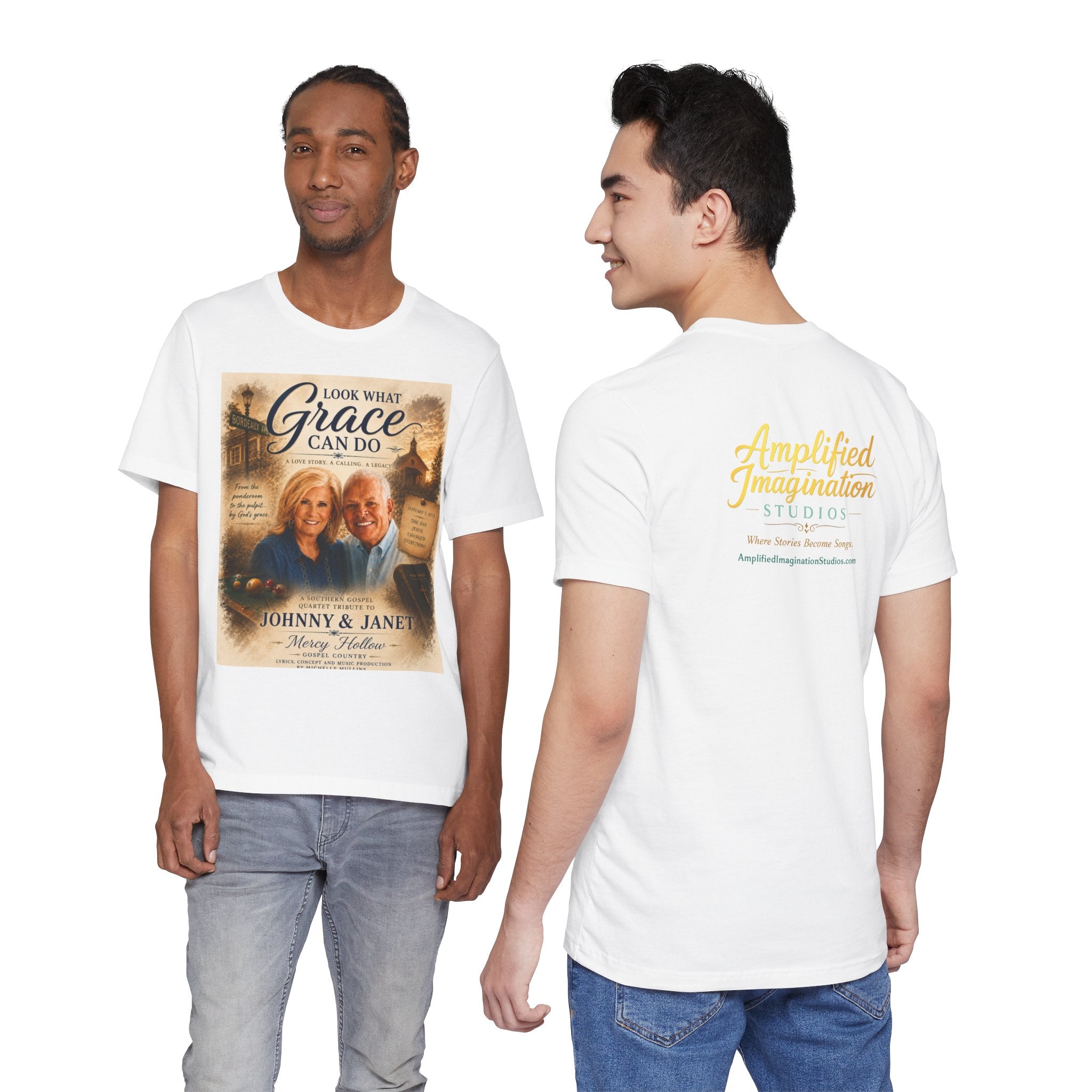 "Look What Grace Can Do" | Johnny & Janet Hunt Tribute T-Shirt