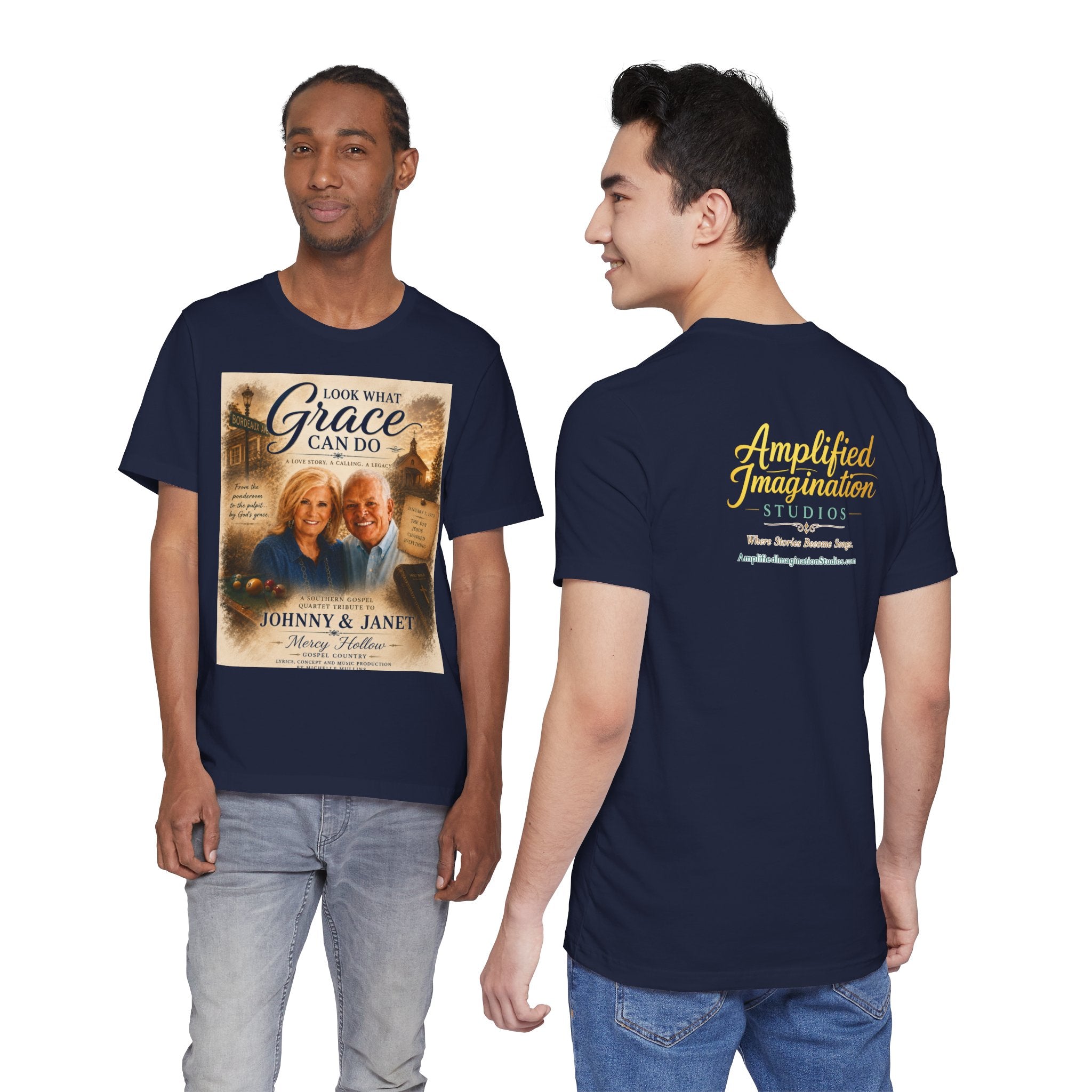 "Look What Grace Can Do" | Johnny & Janet Hunt Tribute T-Shirt