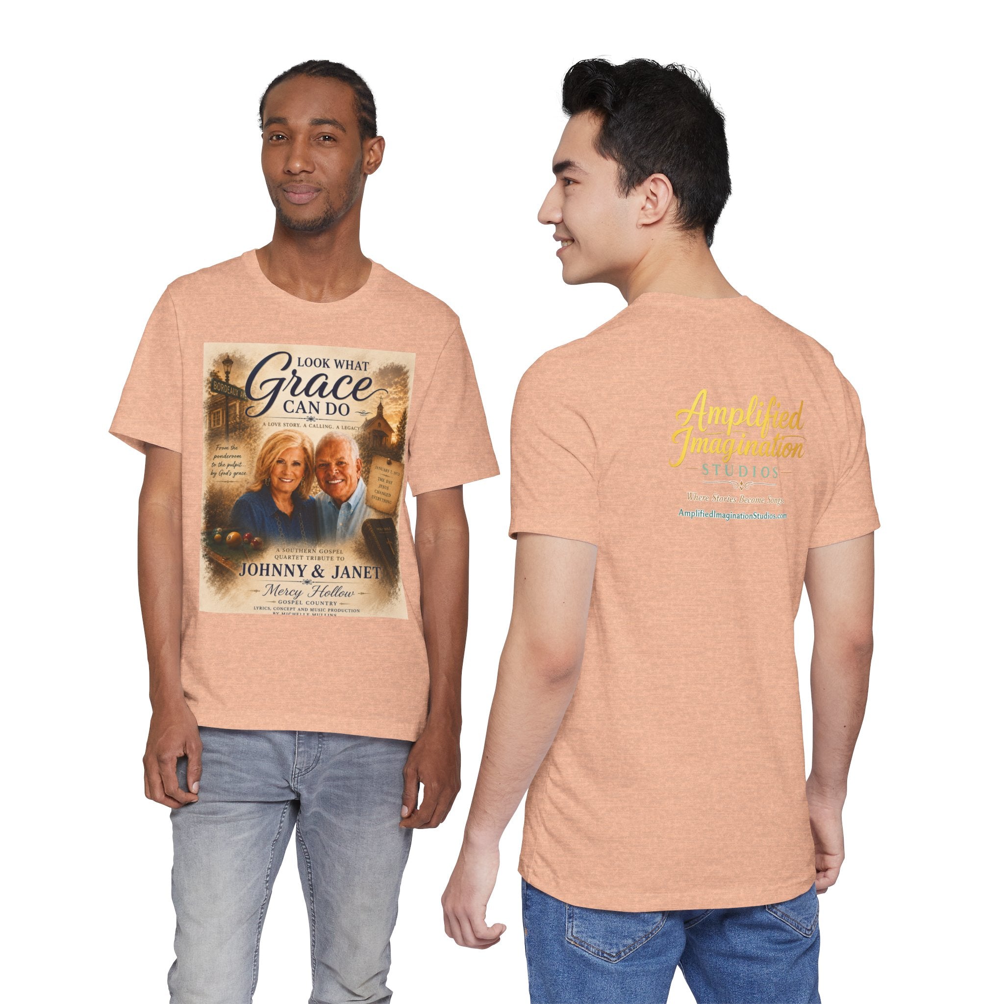 "Look What Grace Can Do" | Johnny & Janet Hunt Tribute T-Shirt