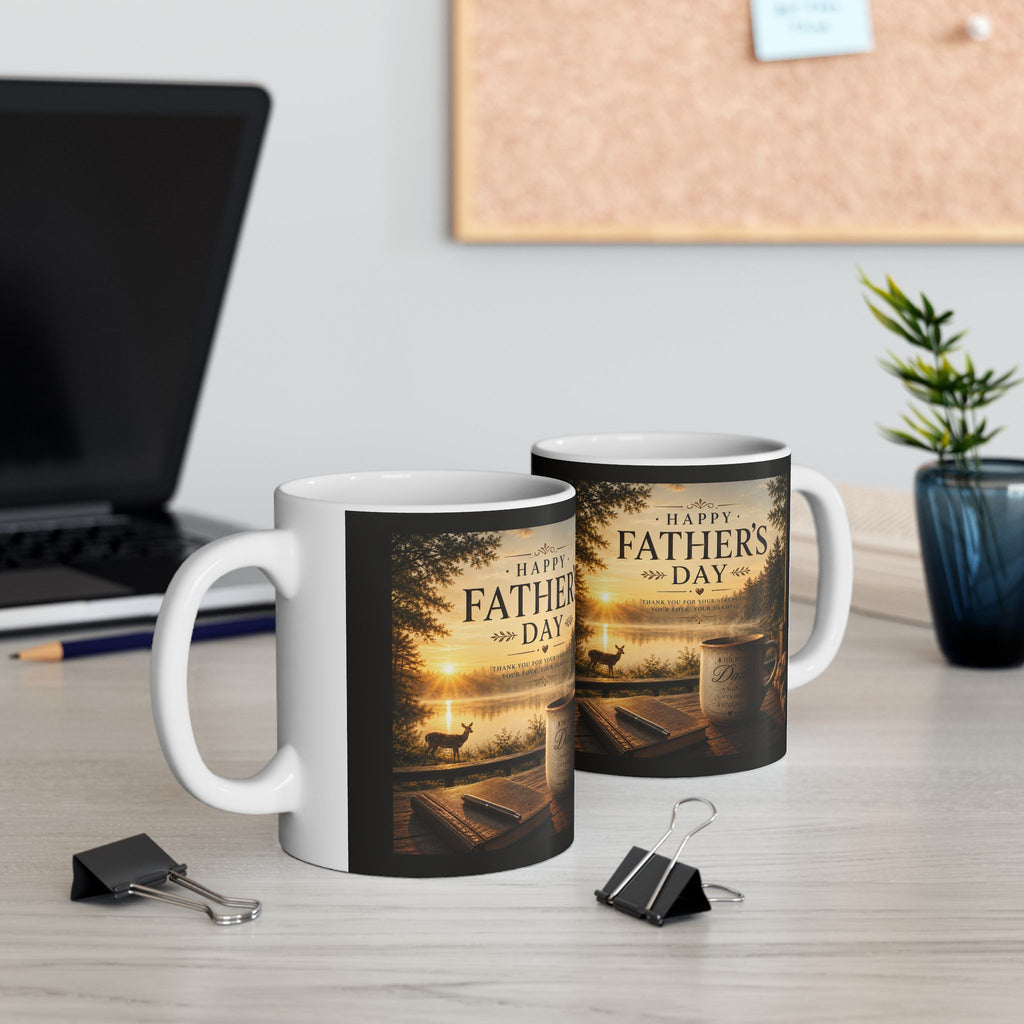 "Happy Father's Day" Coffee Mug – A Man, A Mentor, A Legend