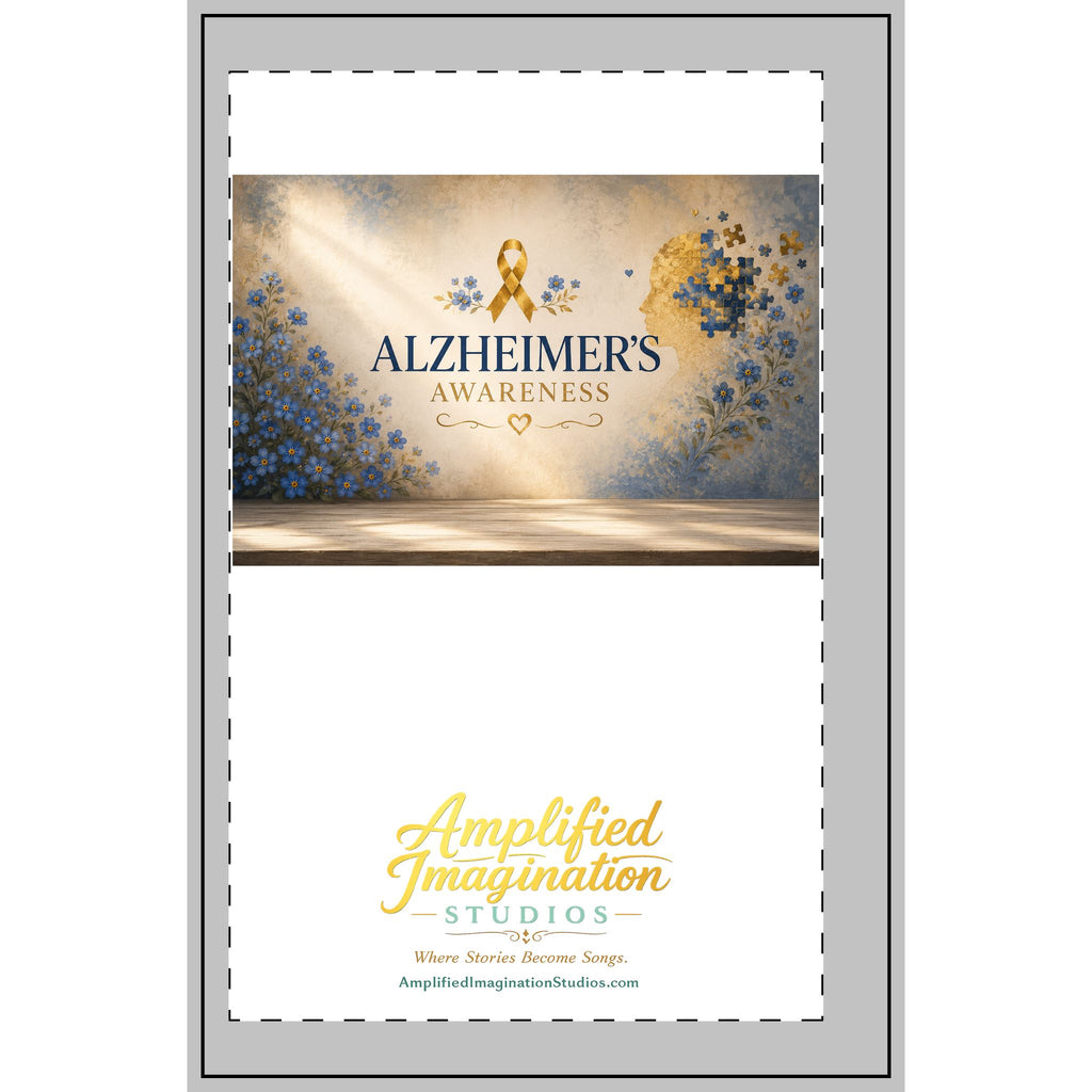 "Love Remembers" Personalized Memorial Spiral Notebook – Alzheimer's Awareness Edition