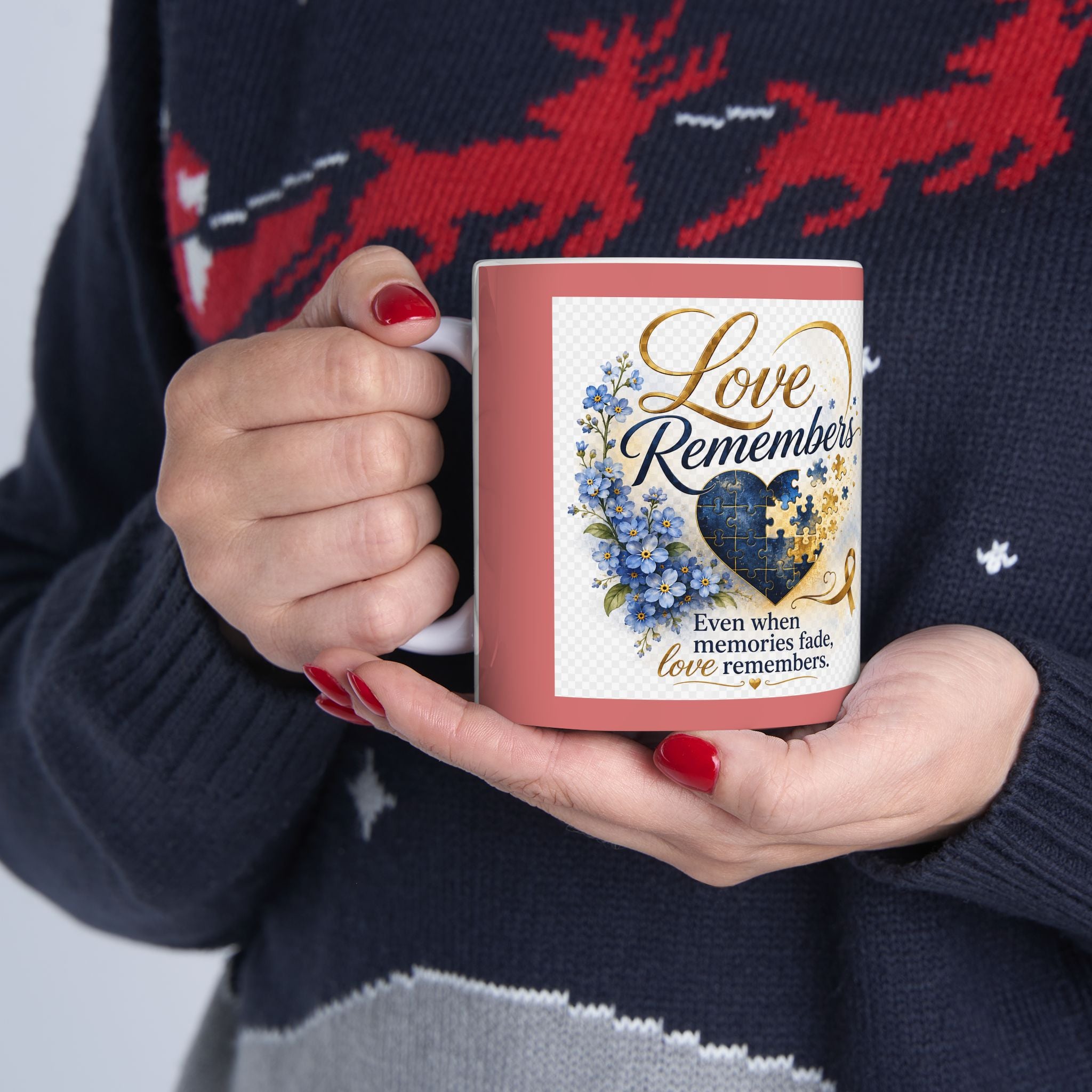 "Love Remembers" Personalized Memorial Mug – Amplified Imagination Studios