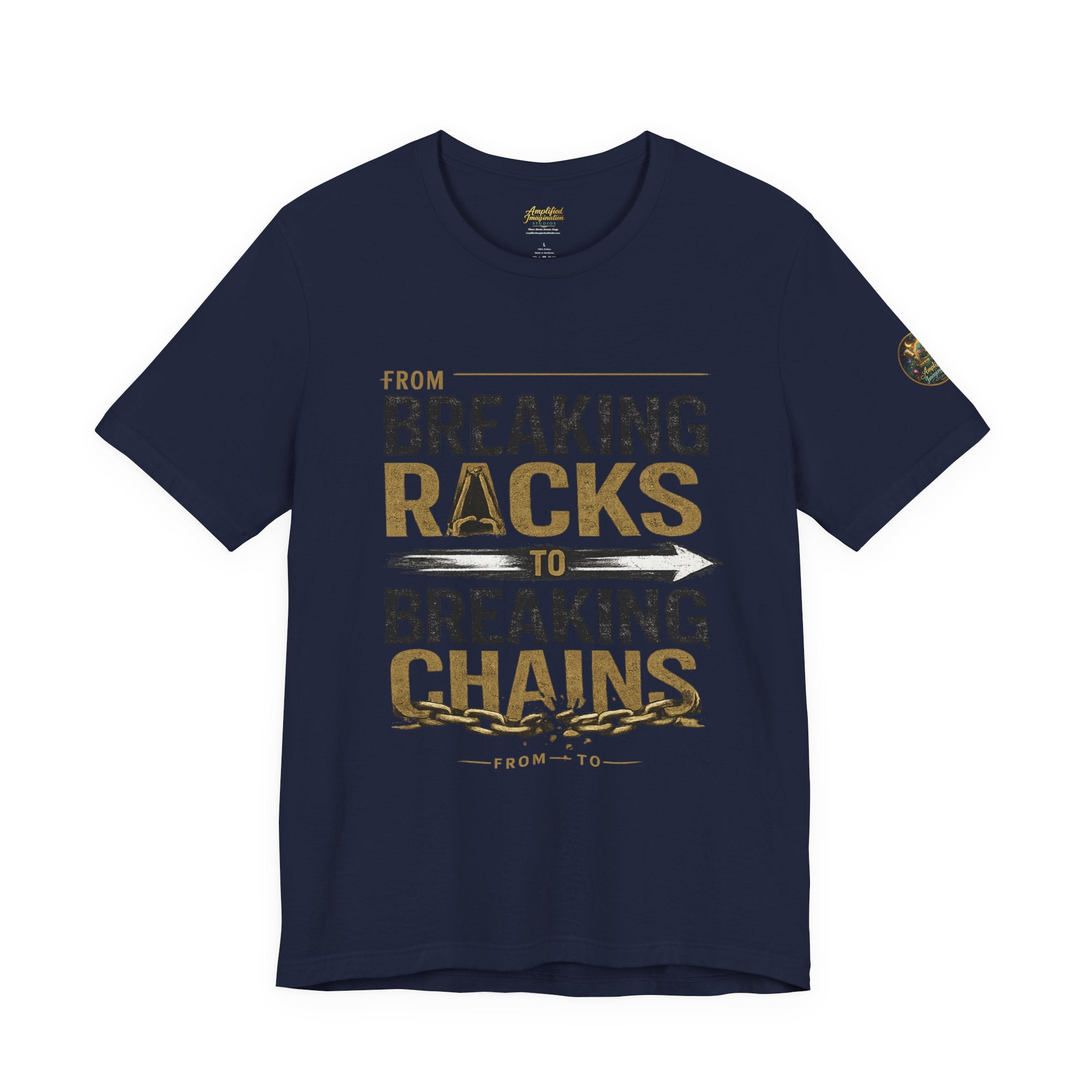 "From Breaking Racks to Breaking Chains" Inspirational Pastor Johnny Hunt T-Shirt ** May be personalized **