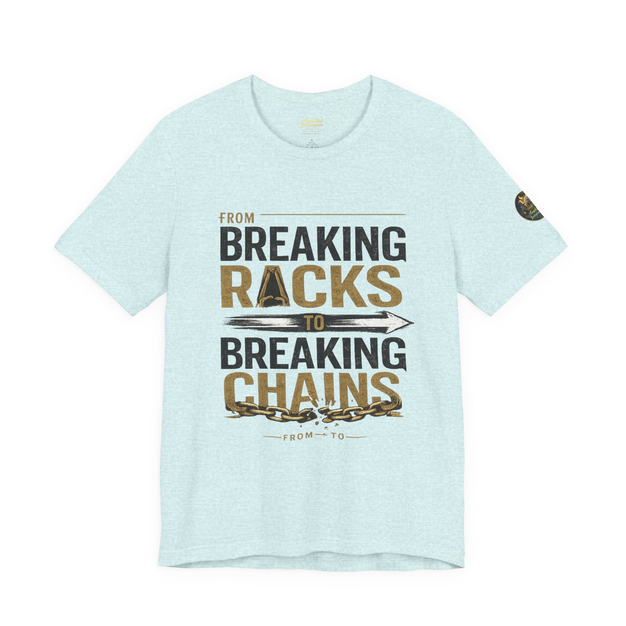 "From Breaking Racks to Breaking Chains" Inspirational Pastor Johnny Hunt T-Shirt ** May be personalized **