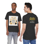 "We Love and Support Pastor Johnny & Janet Hunt for Life!" Unisex Support T-Shirt - TRANSPARENT AROUND THE EDGE