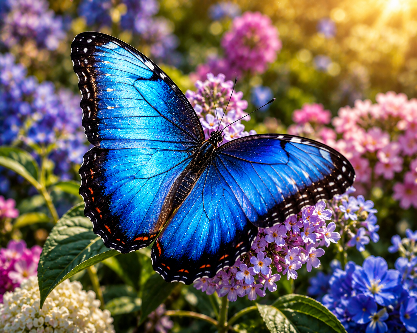 Breathtaking Butterflies #02 – "Blue Wings of Serenity"