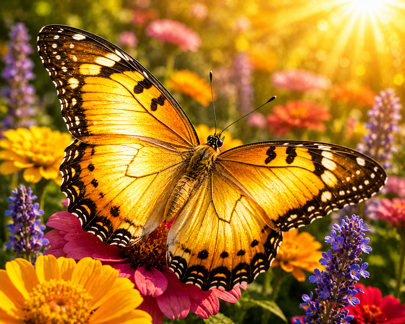 Breathtaking Butterflies #03 – "Golden Wings of Hope"