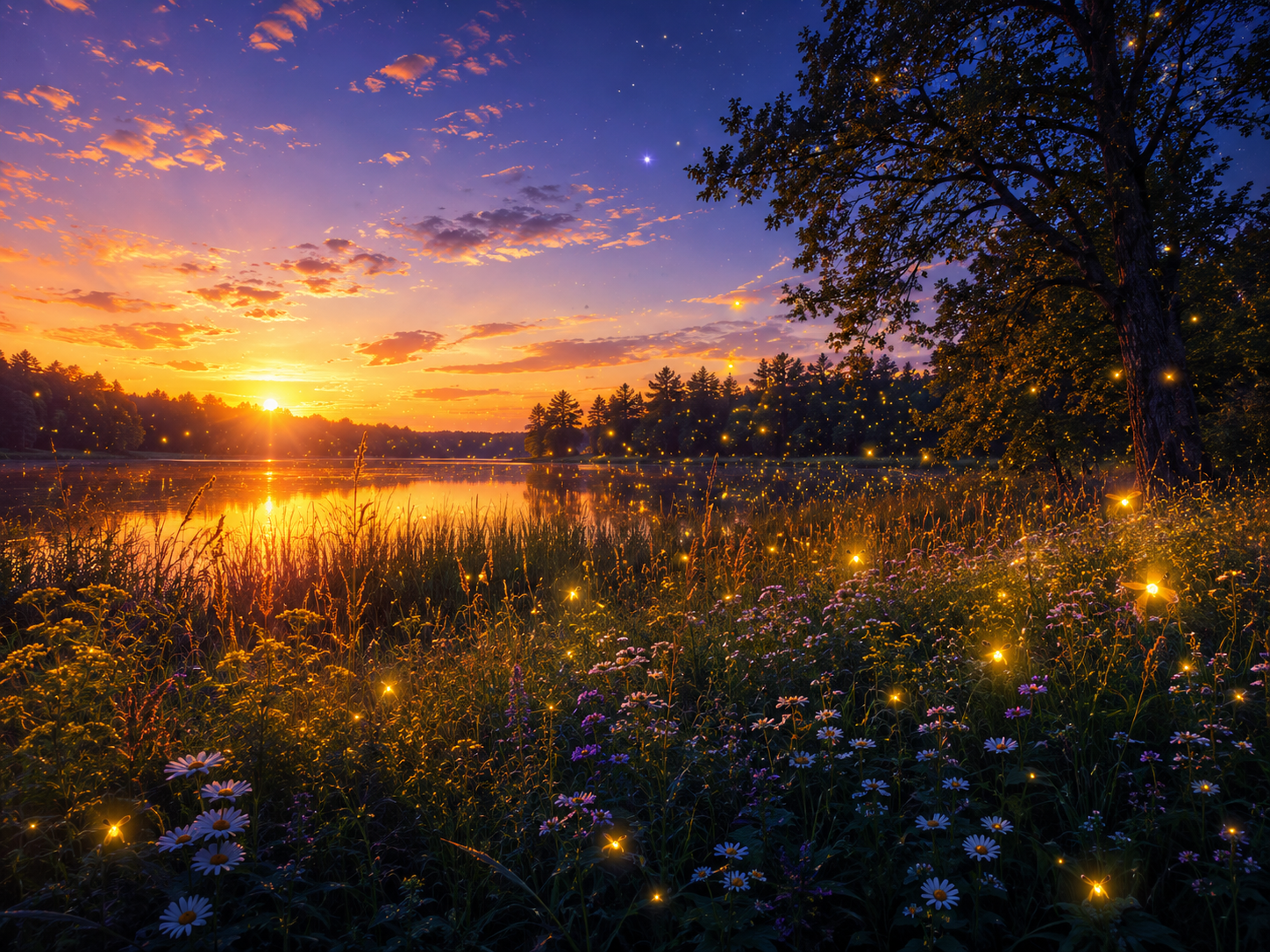 July #03 — “Fireflies at the Edge of Evening”