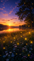 July #03 — “Fireflies at the Edge of Evening”