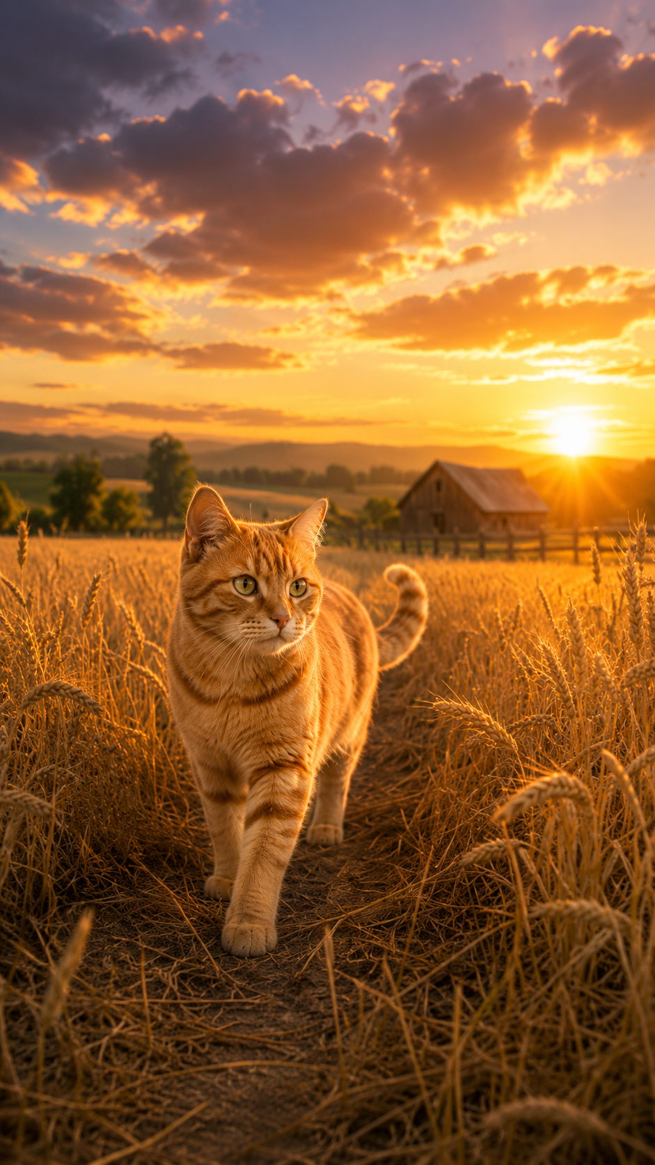 Pretty Kitty #16 - "Golden Fields"