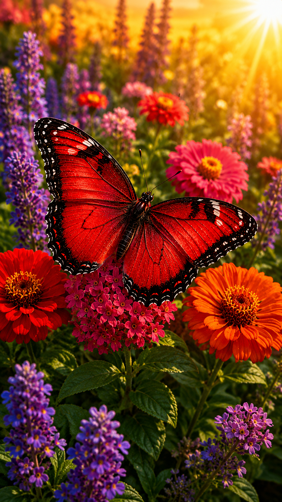 Breathtaking Butterflies #06 – "Crimson Flight"