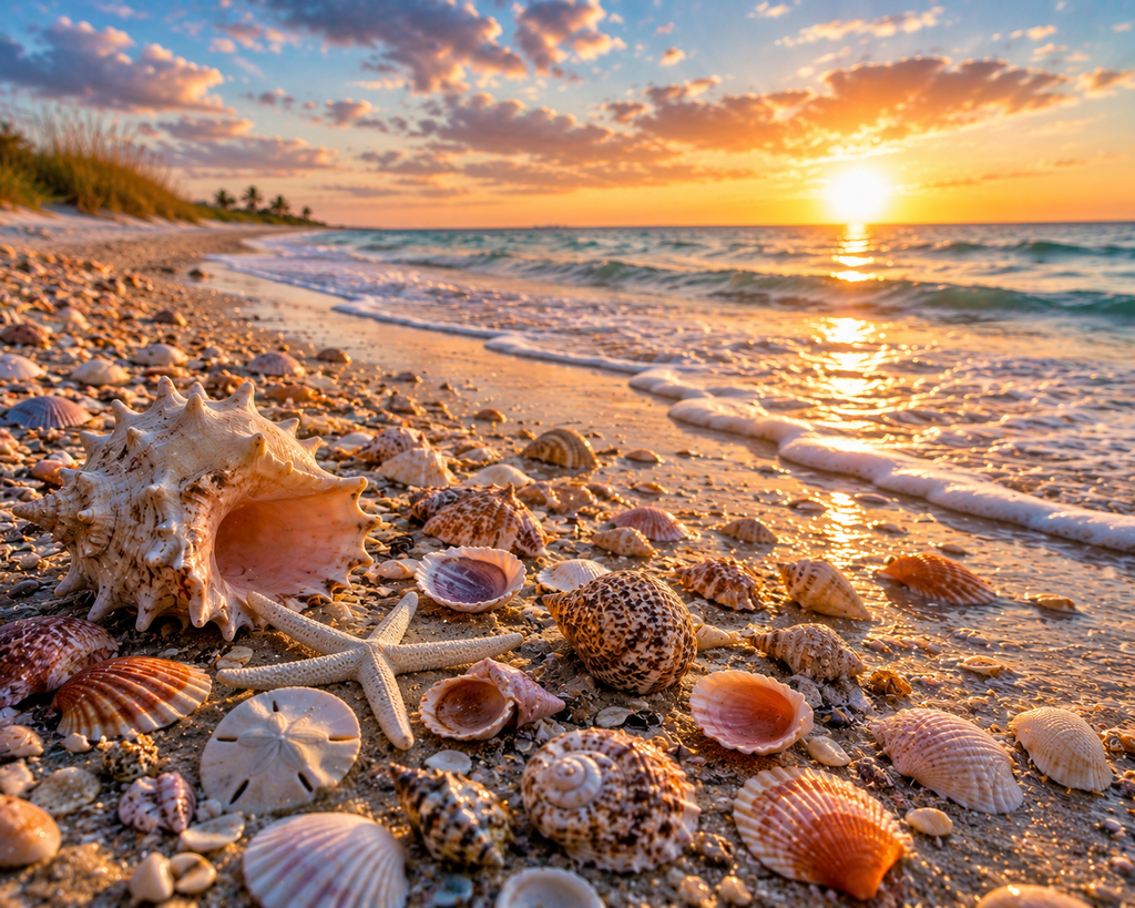 Coastal Calm #12 – "Treasures Left by the Tide"
