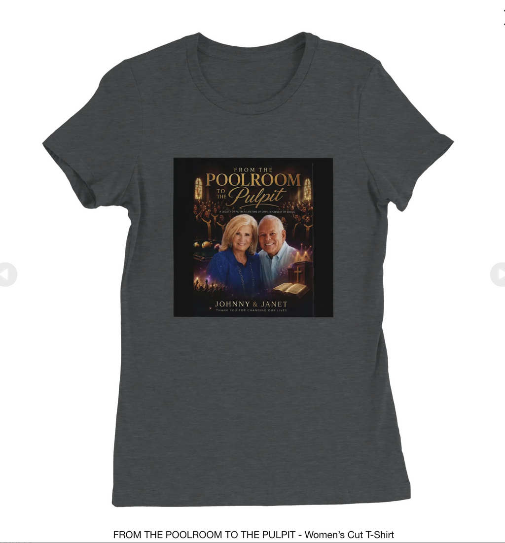 🎱 From the Poolroom to the Pulpit — Official Merchandise