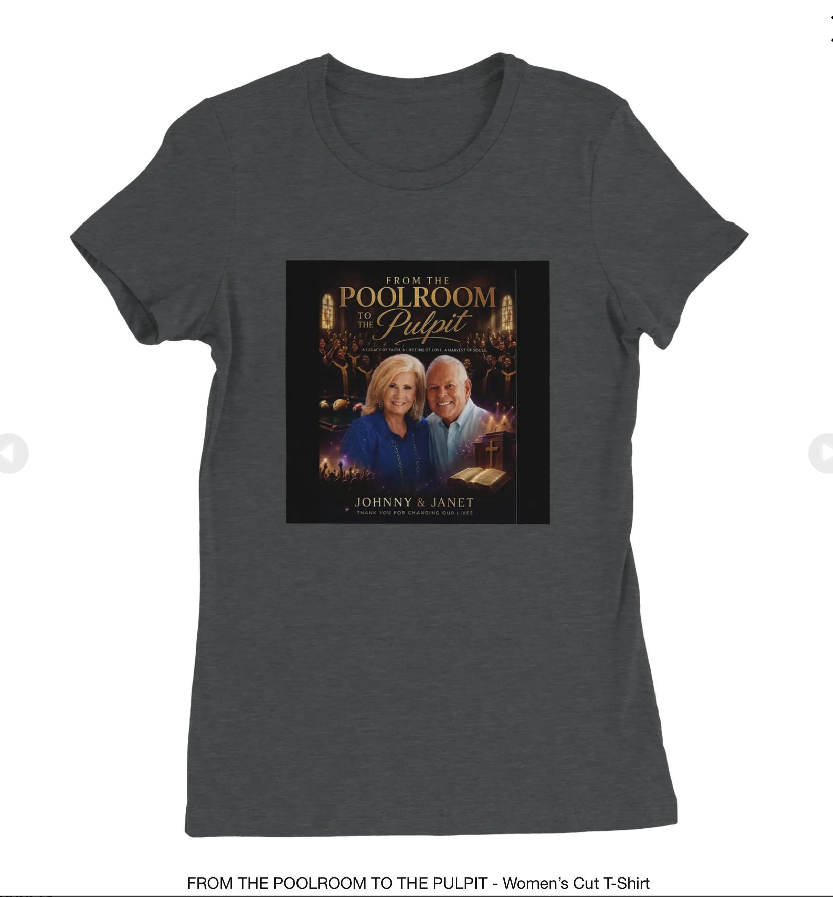 🎱 From the Poolroom to the Pulpit — Official Merchandise